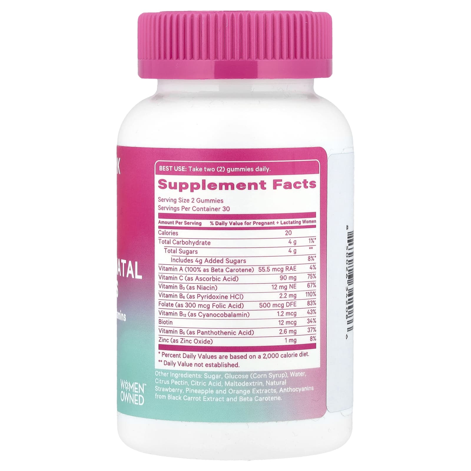Pink Stork, Total Postnatal Gummies, Assorted Fruit, 60 Gummies - Image 2