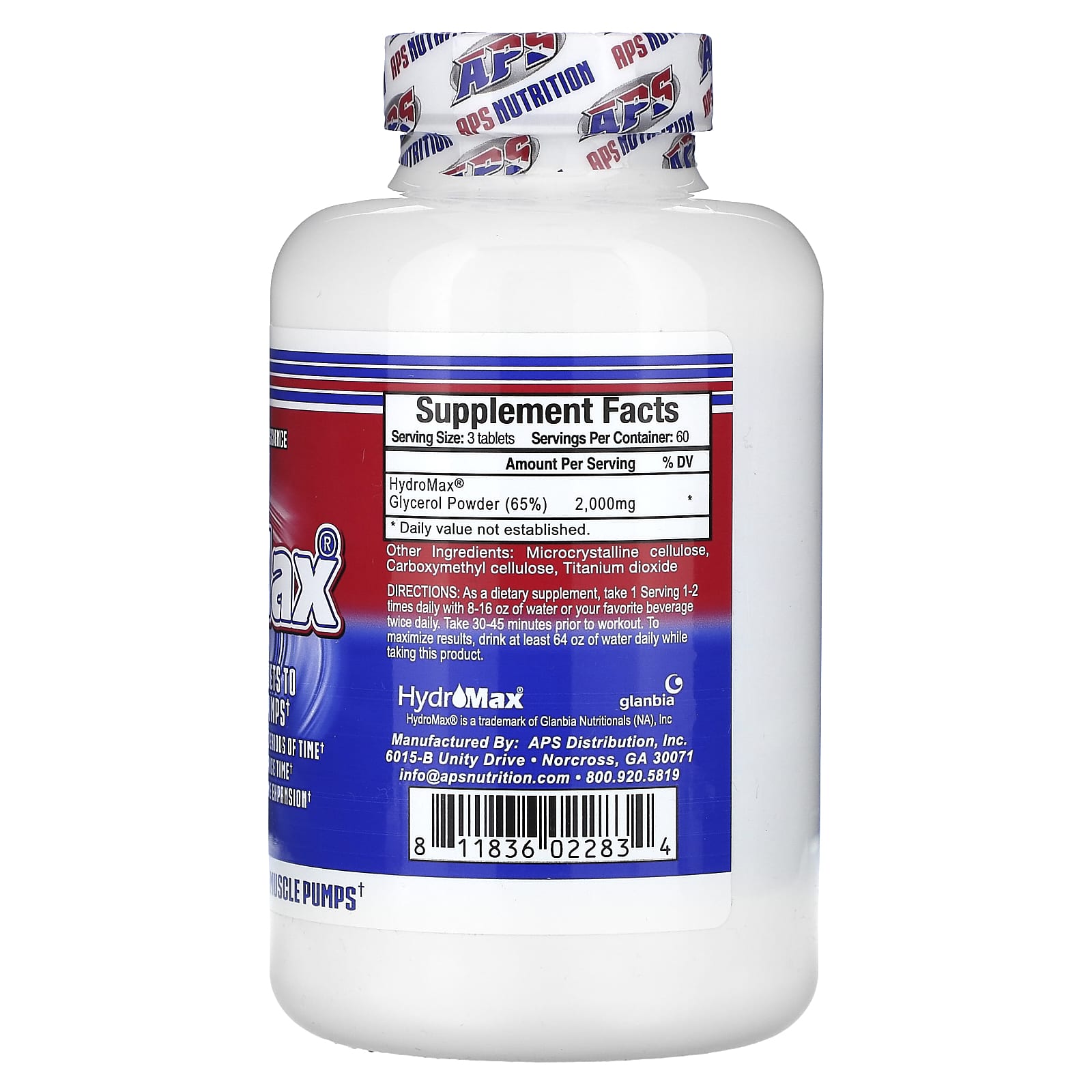 Unlock Massive Pumps with APS HydroMax 180 Tabs - 65% Glycerol - Image 2