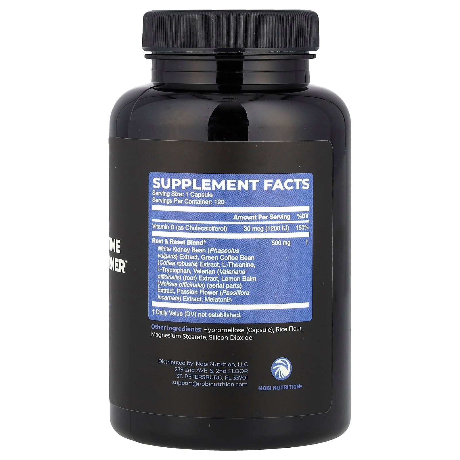 Nobi Nutrition, Premium Night Time Fat Burner, 120 Capsules - Image 2