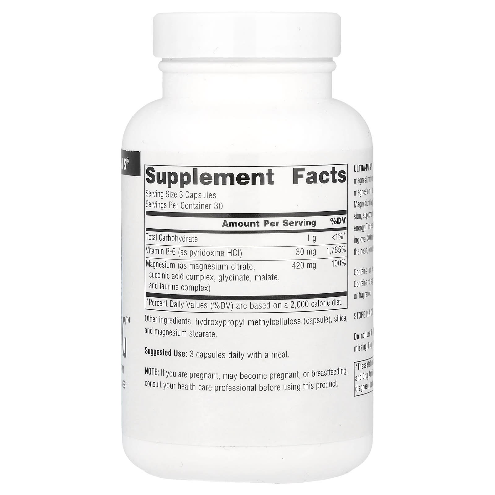 Source Naturals, Ultra-Mag™, 90 Vegan Capsules