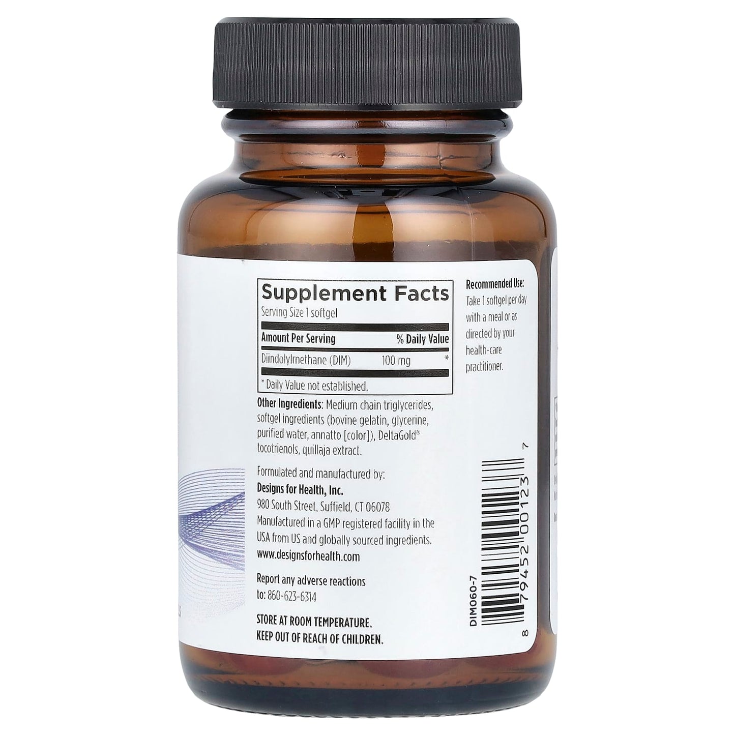 DIM-Evail&trade; 100mg 60 Softgels for Women's Health and Hormone Balance - Image 2