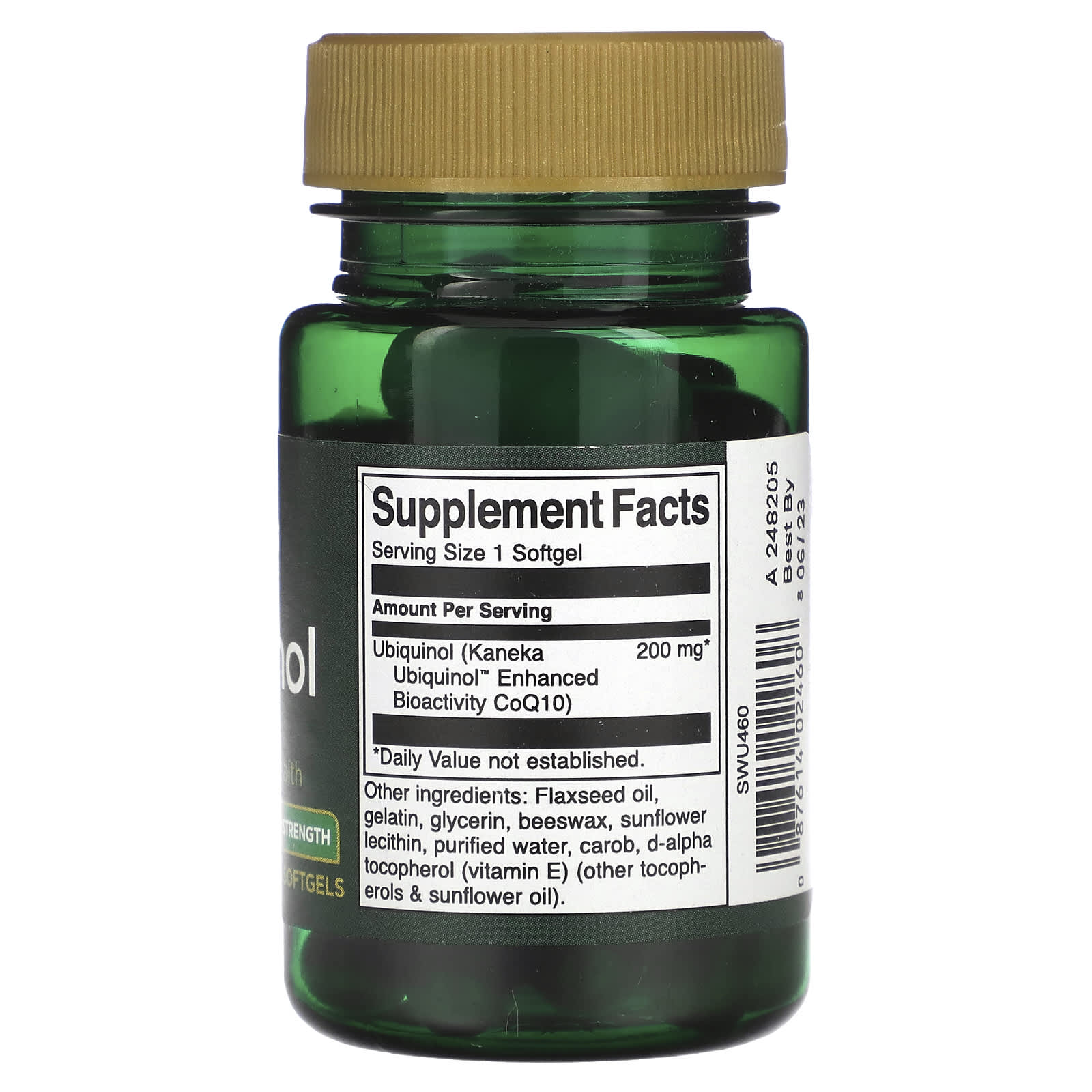 Swanson, Ubiquinol, Maximum Strength, 200 mg, 30 Softgels - Image 2