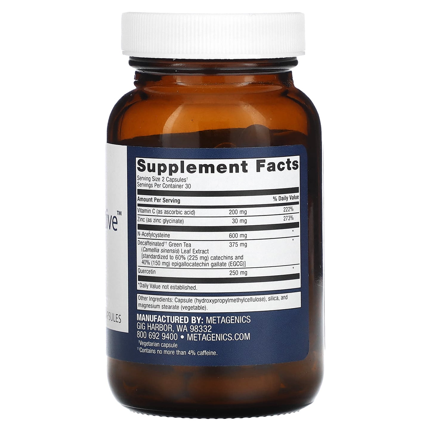 Metagenics, Immune Active™, 60 Capsules - Image 2