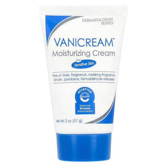 Vanicream, Moisturizing Cream, For Sensitive Skin, Fragrance Free, 2 oz (57 g) - Image 1