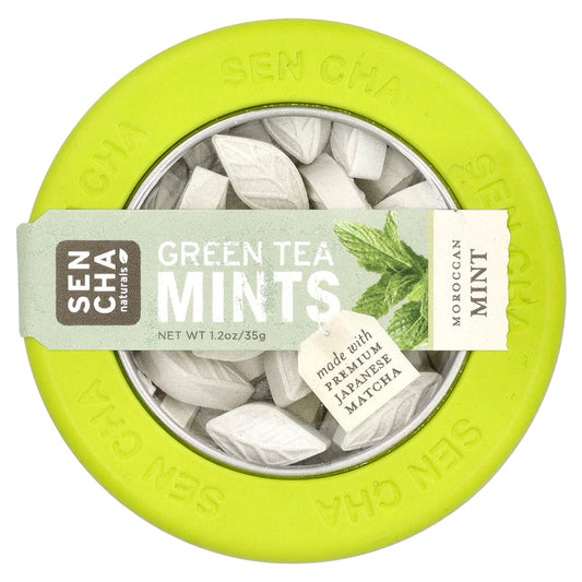 Sencha Naturals, Green Tea Mints, Moroccan Mint, 1.2 oz (35 g) - Image 1