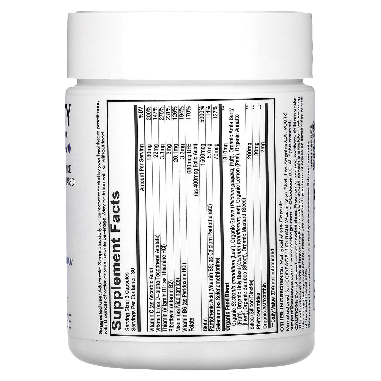 Unlock Radiant Beauty with CodeAge Beauty Tonic - 90 Capsules - Image 2