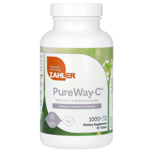 Zahler, Pure Way-C, Vitamin C and Bioflavonoids, 1,000 mg, 90 Tablets - Image 1