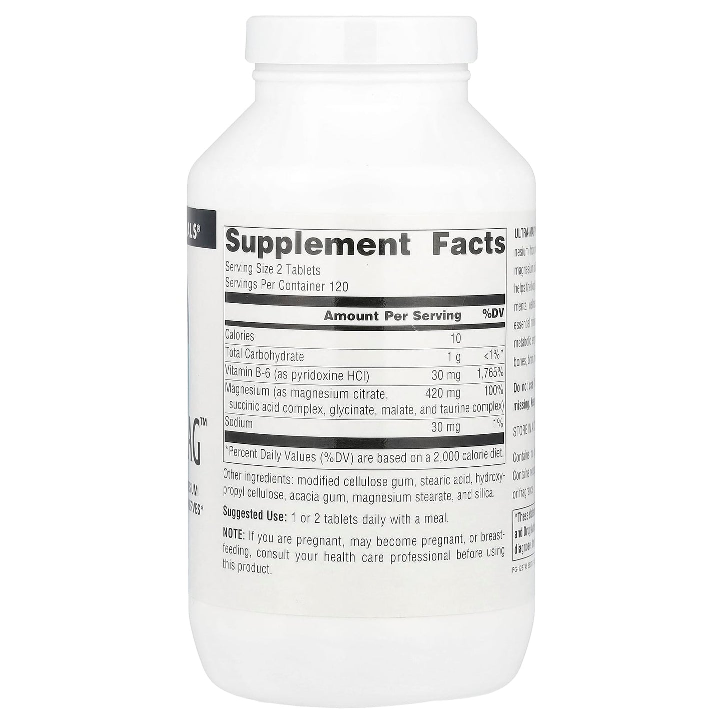 Source Naturals, Ultra-Mag™, 240 Tablets - Image 2
