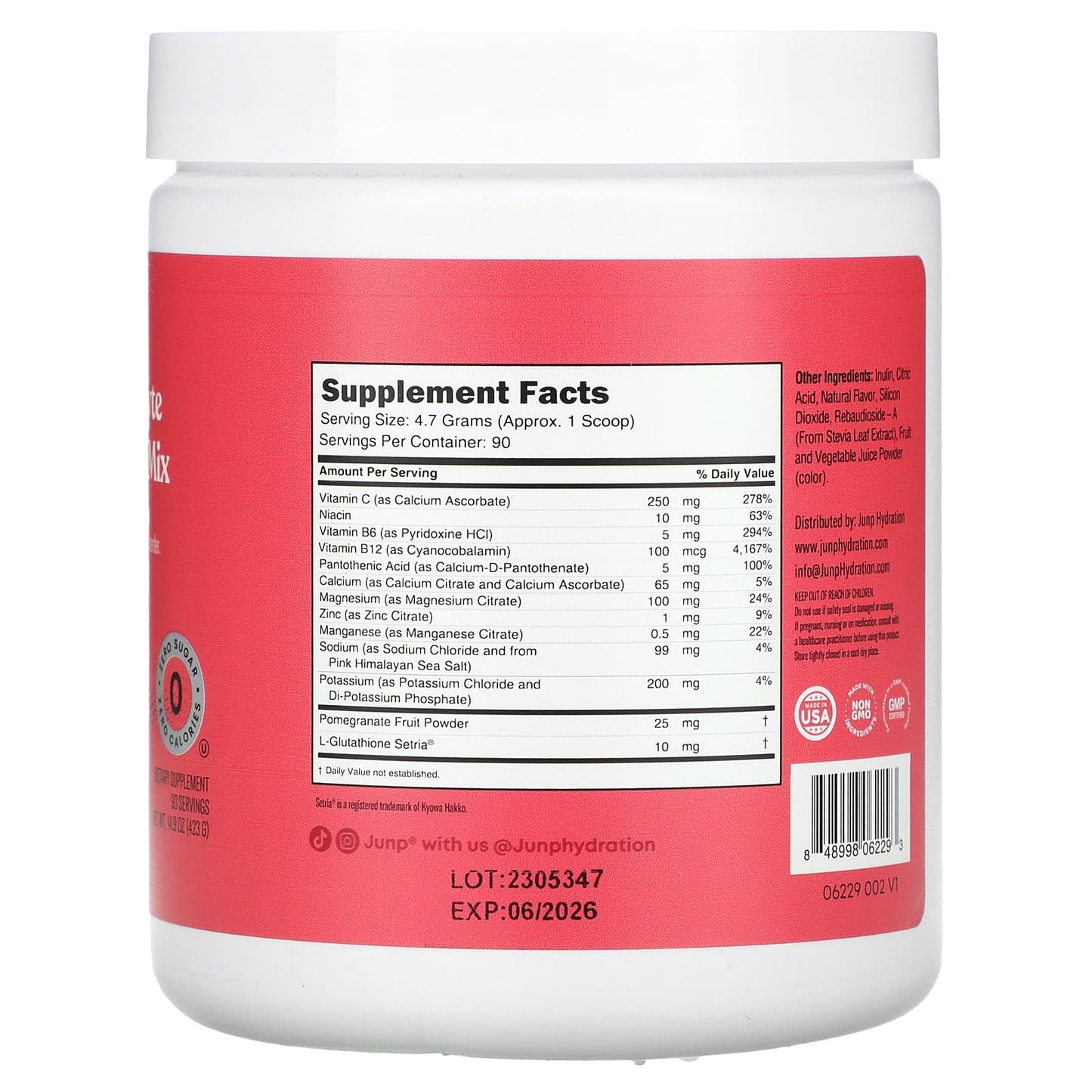 Wild Berry Hydration Powder - All-Day Electrolyte Mix by JUNP - Image 2