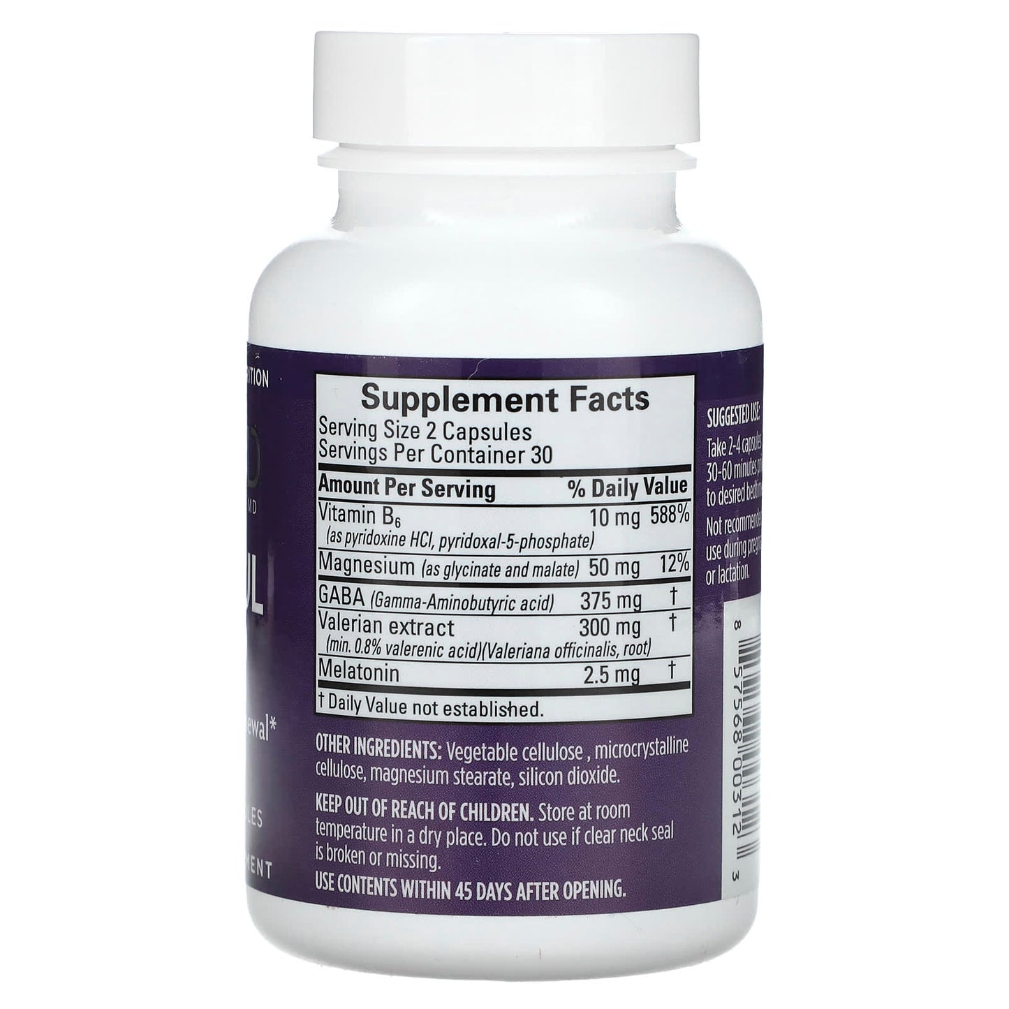 Sleep Better with BrainMD's Restful Sleep Formula - 60 Capsules - Image 2