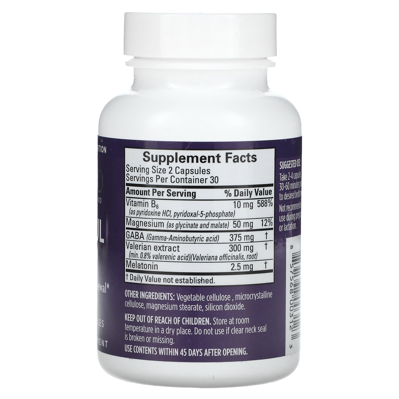 Sleep Better with BrainMD's Restful Sleep Formula - 60 Capsules - Image 2