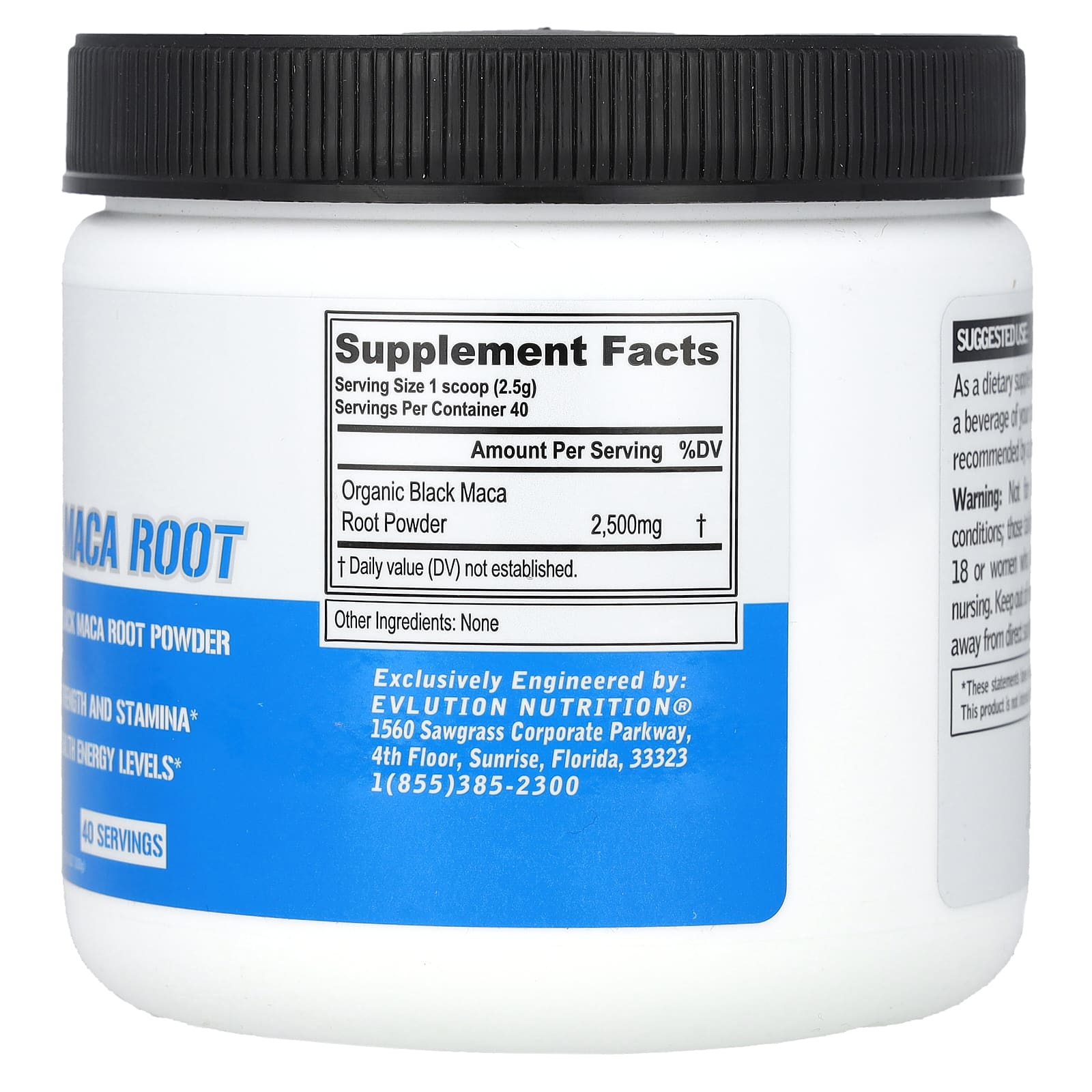 Boost Energy and Strength with EVLution Nutrition Black Maca Root Powder - Image 2