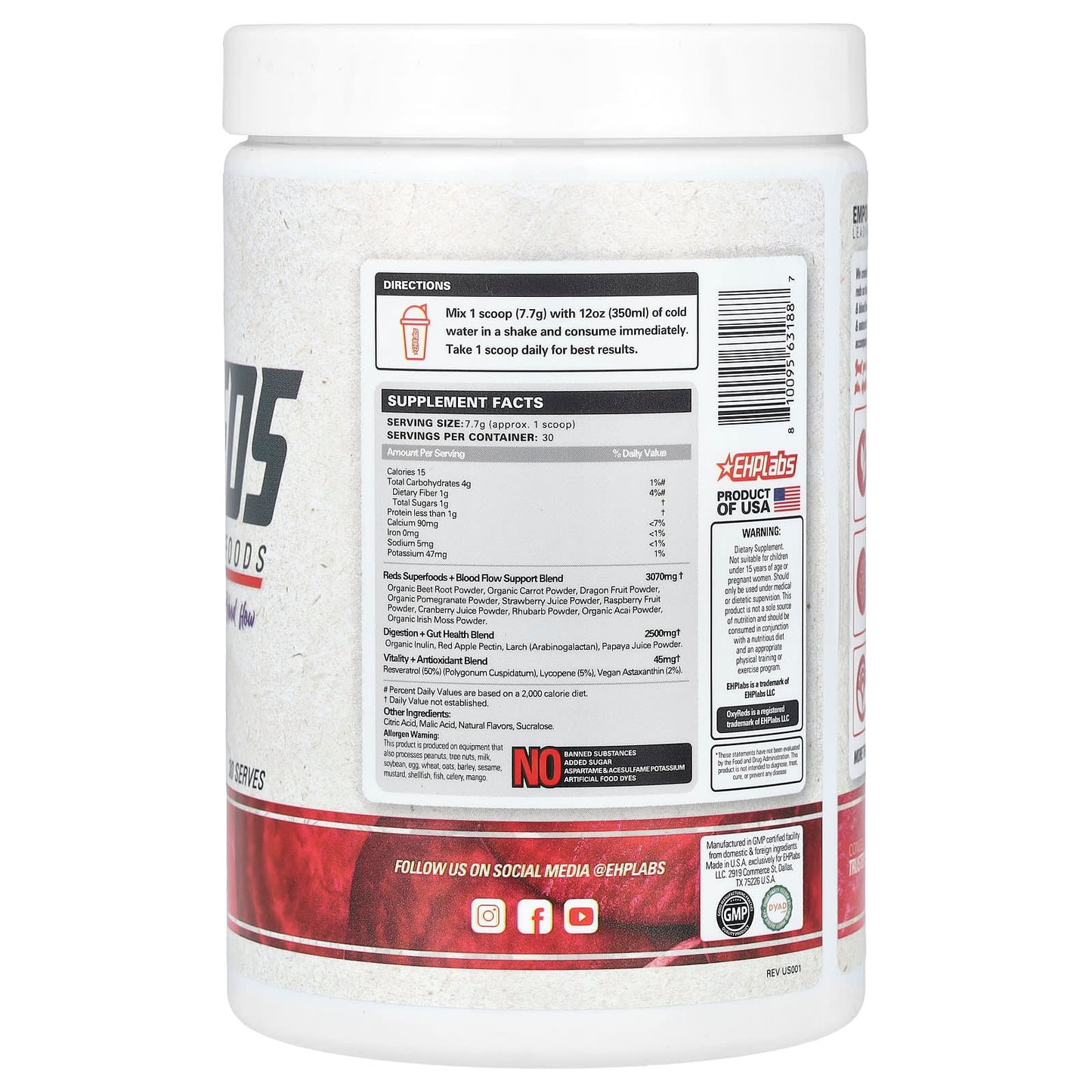 EHPlabs Daily Red Superfoods Boost Energy & Vitality - Image 2