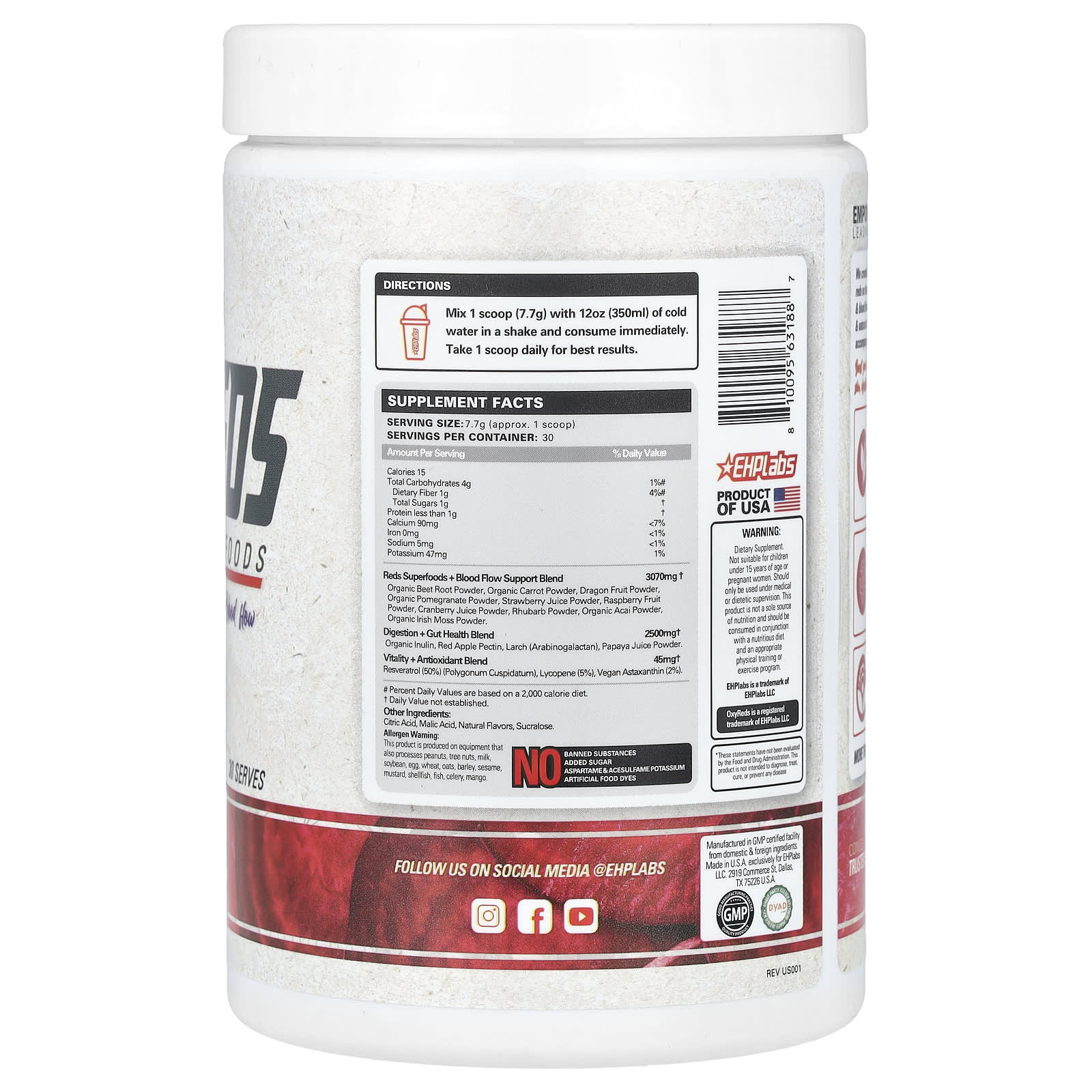EHPlabs Daily Red Superfoods Boost Energy & Vitality - Image 2