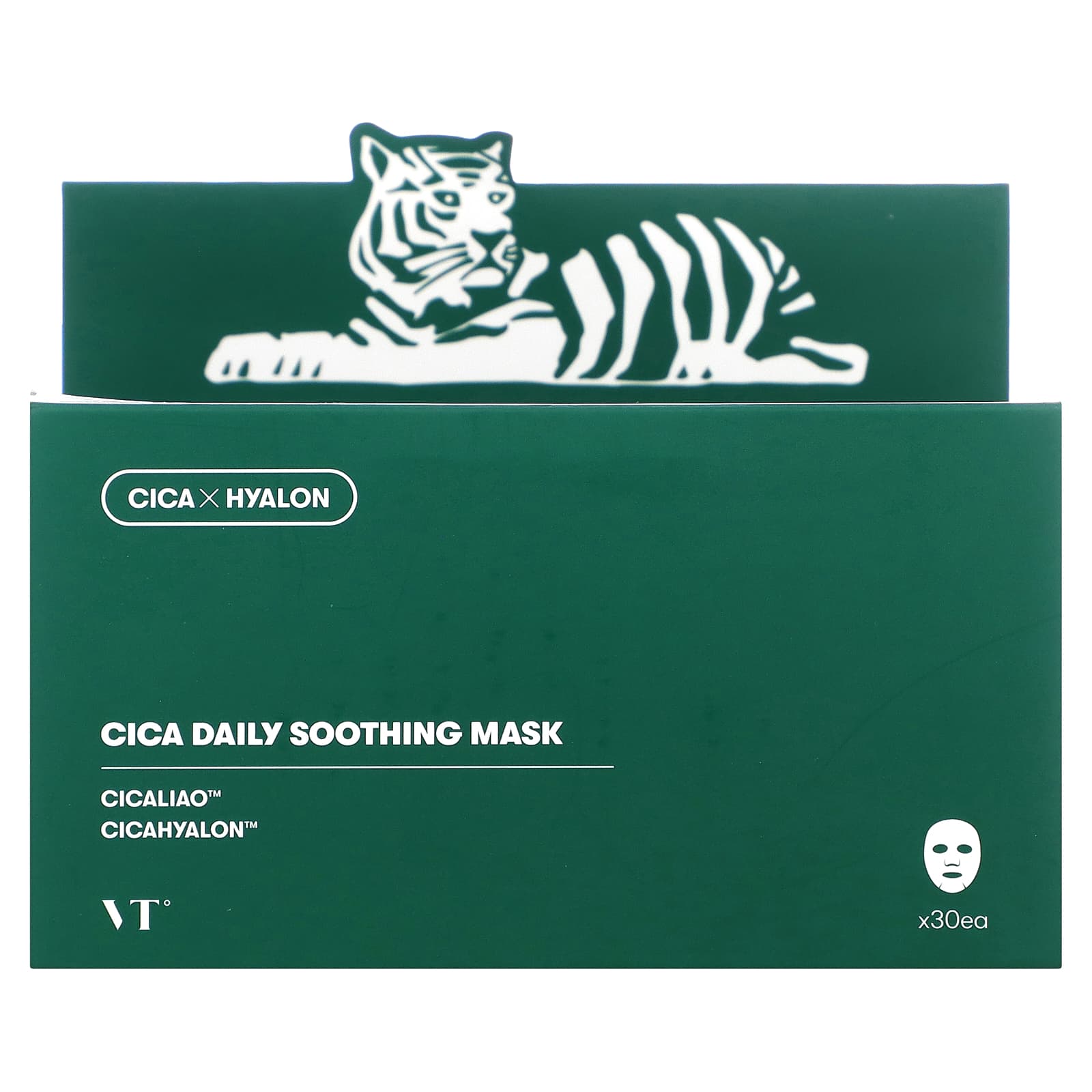 VT Cosmetics, Cica Daily Soothing Beauty Mask, 30 Sheets, 350 g - Image 2