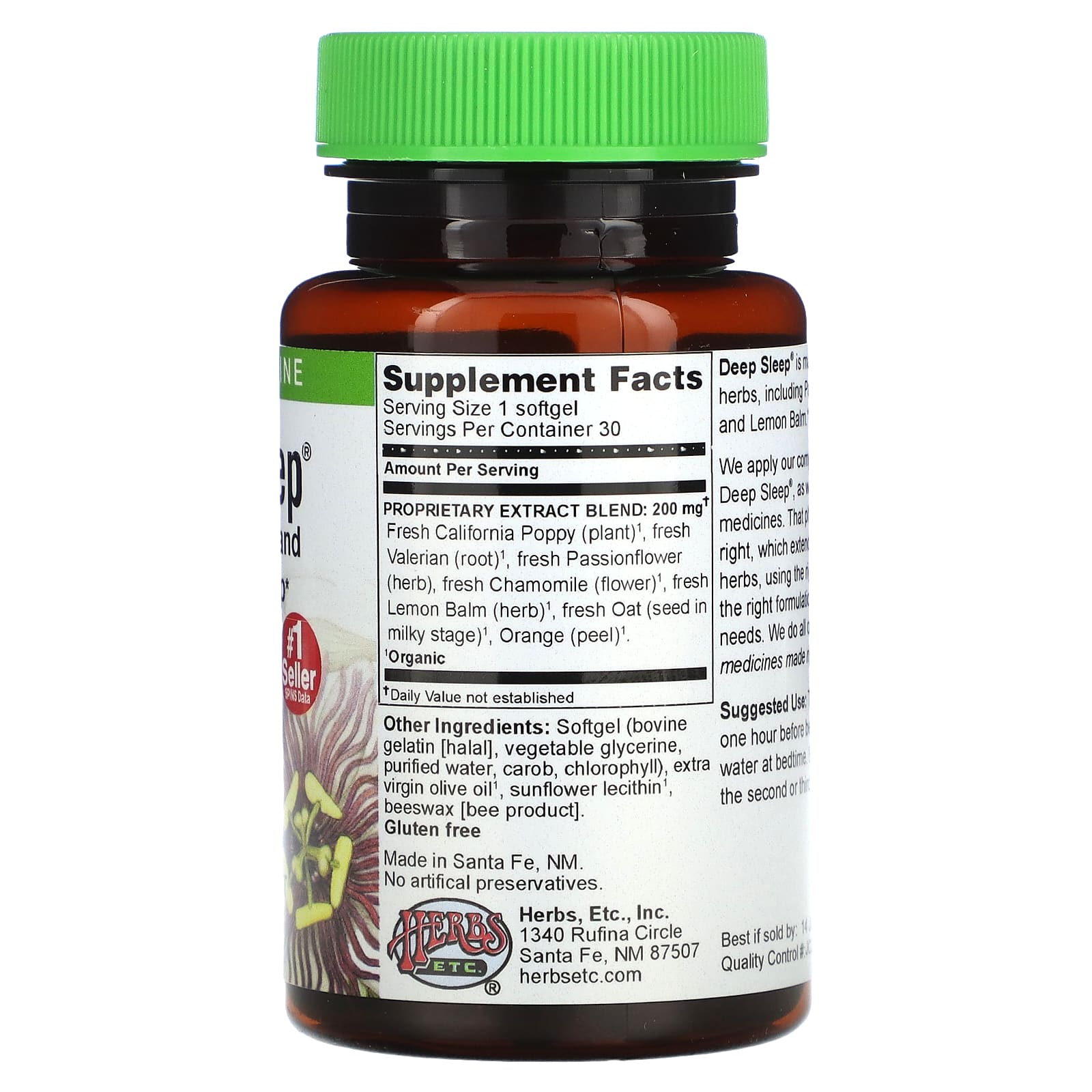 Deep Sleep Formula by Herbs Etc. - Promotes Restful Sleep - Image 2