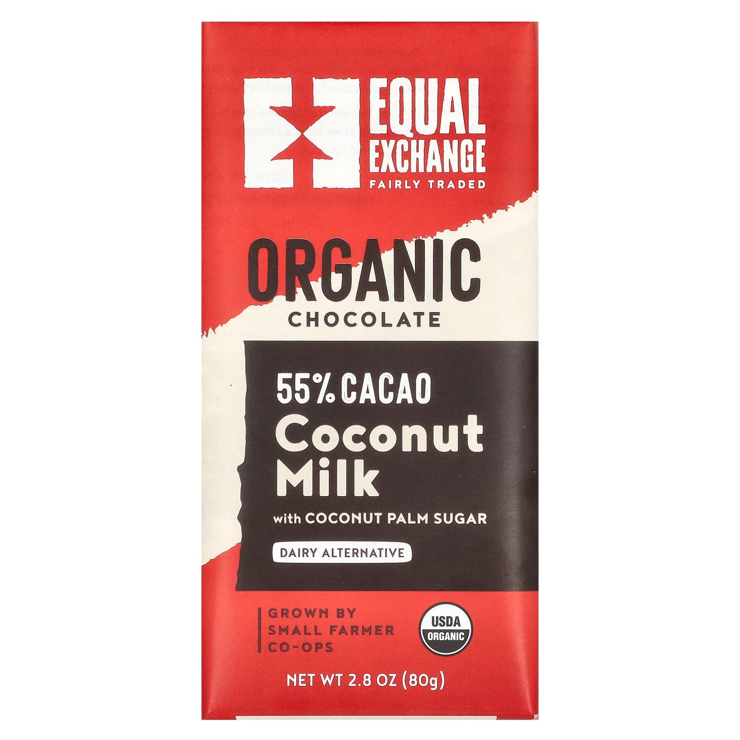 Decadent Organic Coconut Milk Chocolate Bars by Equal Exchange - Image 1