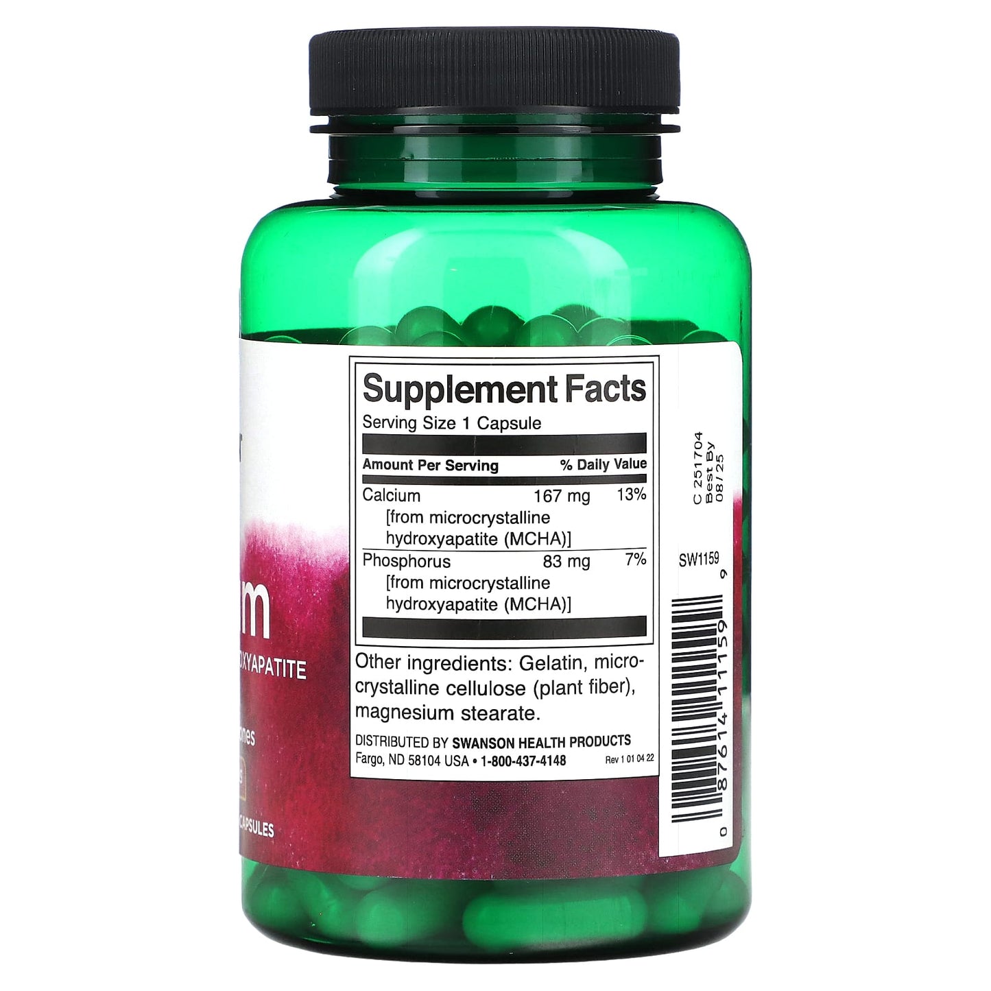 Swanson, Calcium, 120 Capsules - Image 2