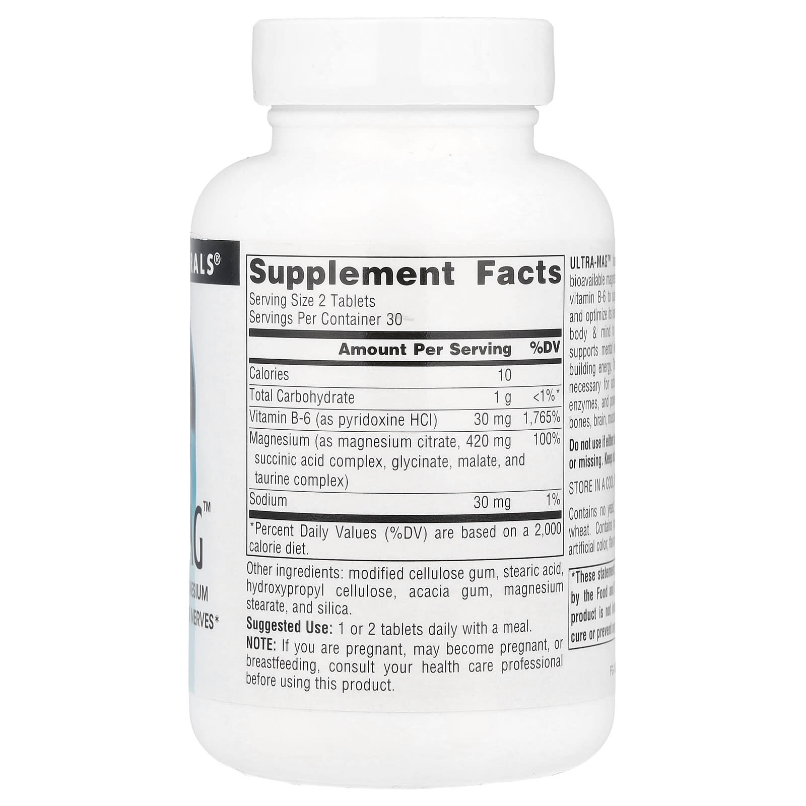 Source Naturals, Ultra-Mag™, 60 Tablets