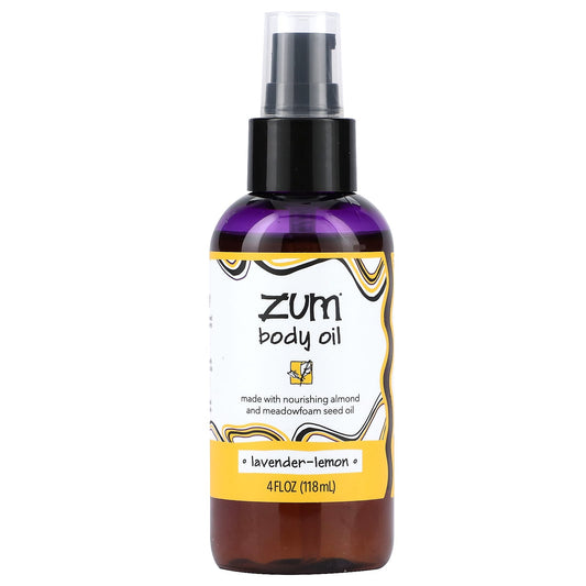 ZUM, Zum Body Oil, Lavender-Lemon, 4 fl oz (118 ml) - Image 1