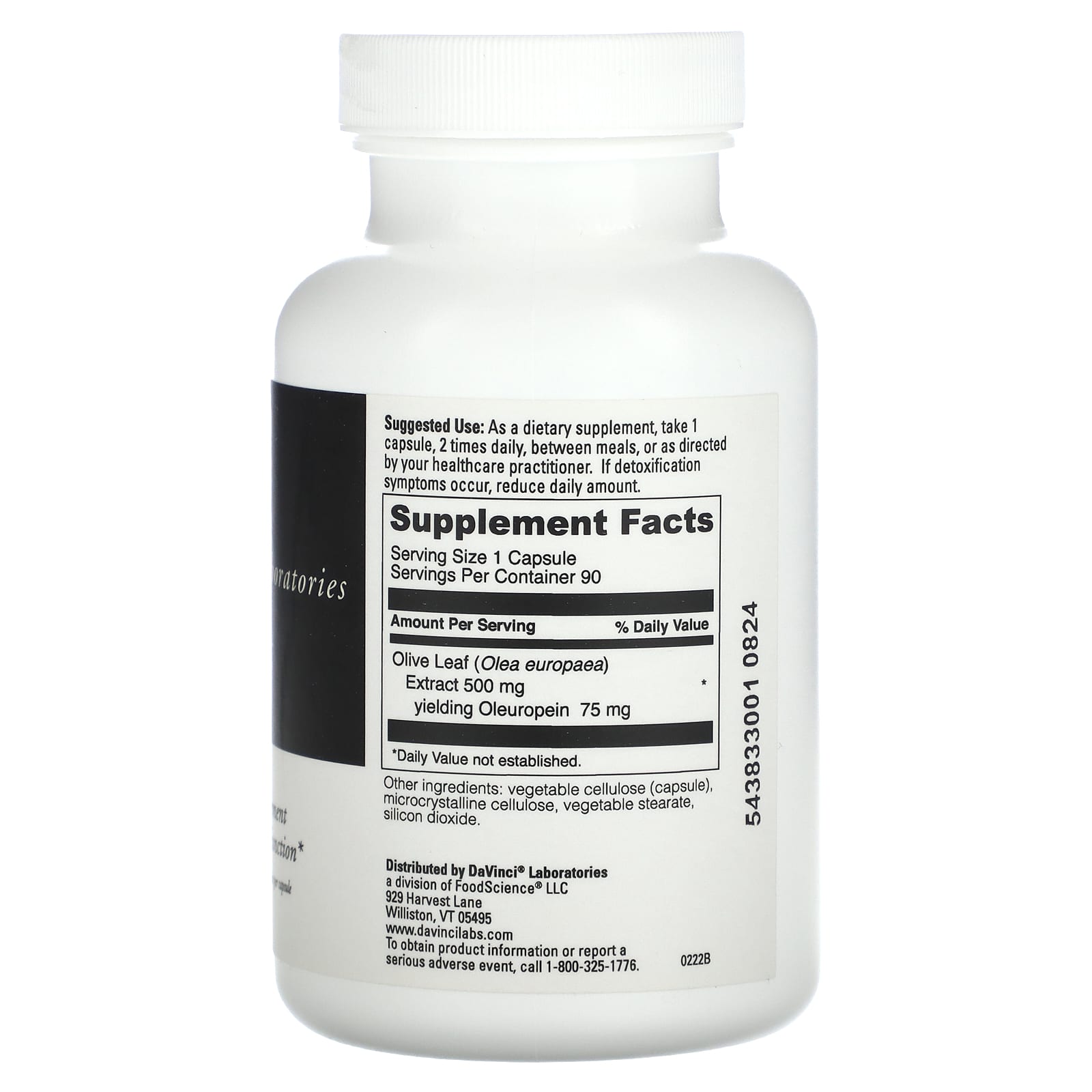 DaVinci Laboratories, Olivir 15, 90 Capsules