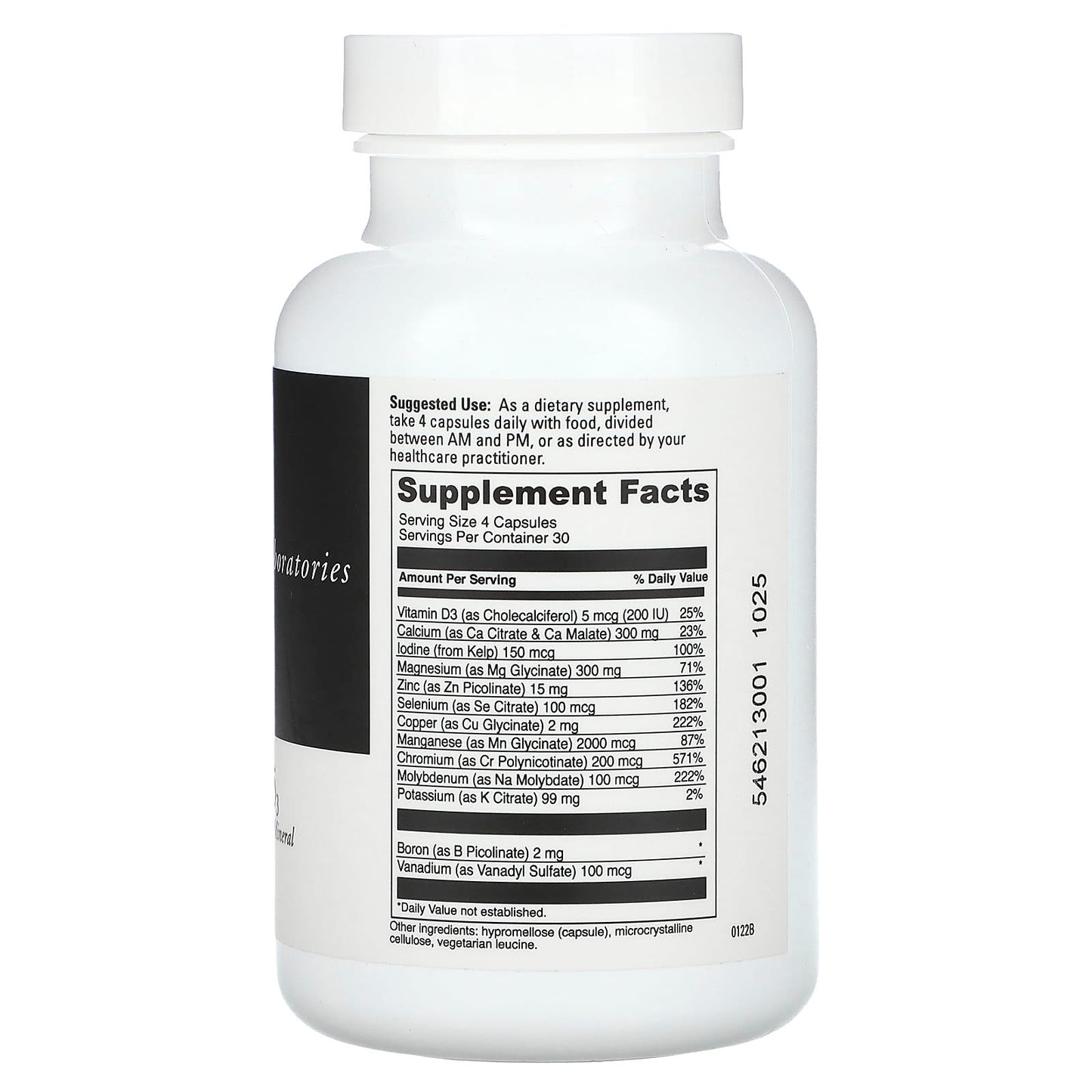 DaVinci Labs Multi-Mineral Complex with D3 - 120 Capsules - Image 2
