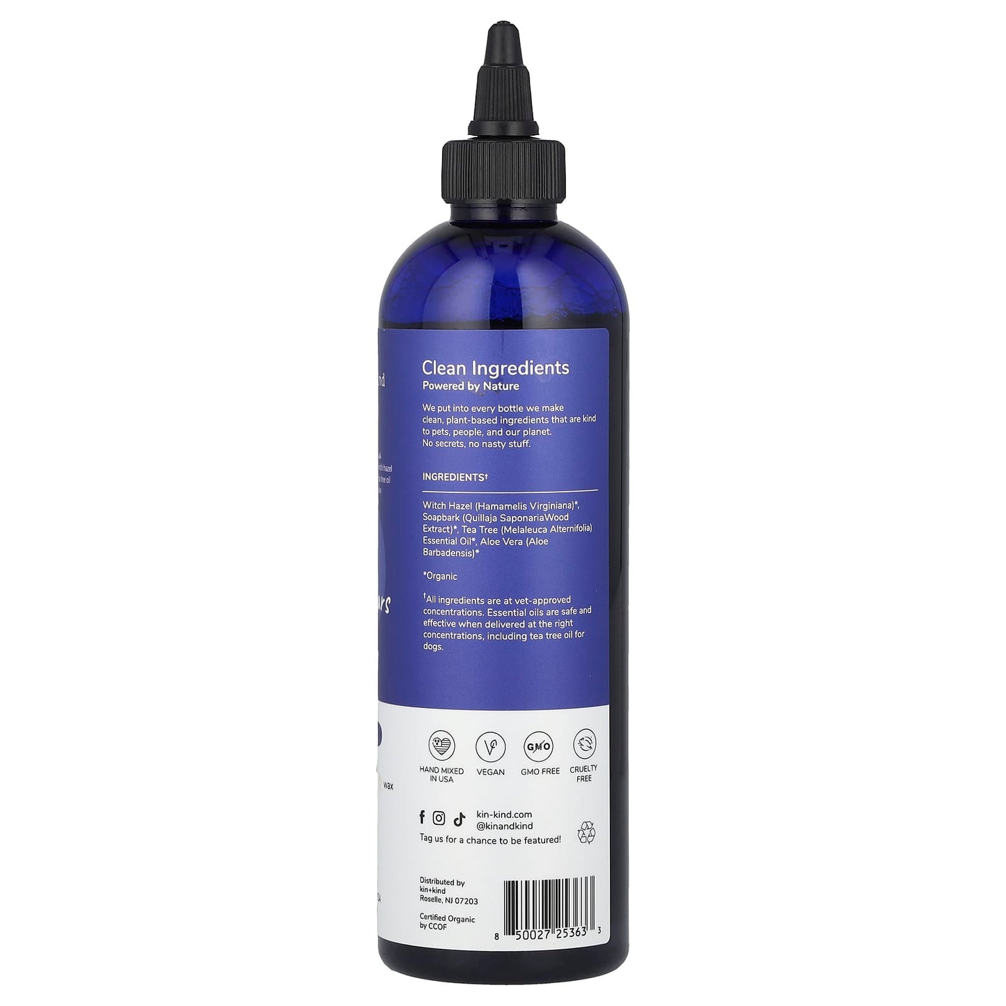 Kin+Kind, Clean Ears, Leave-In Relief for Dogs, 12 fl oz (354 ml) - Image 2