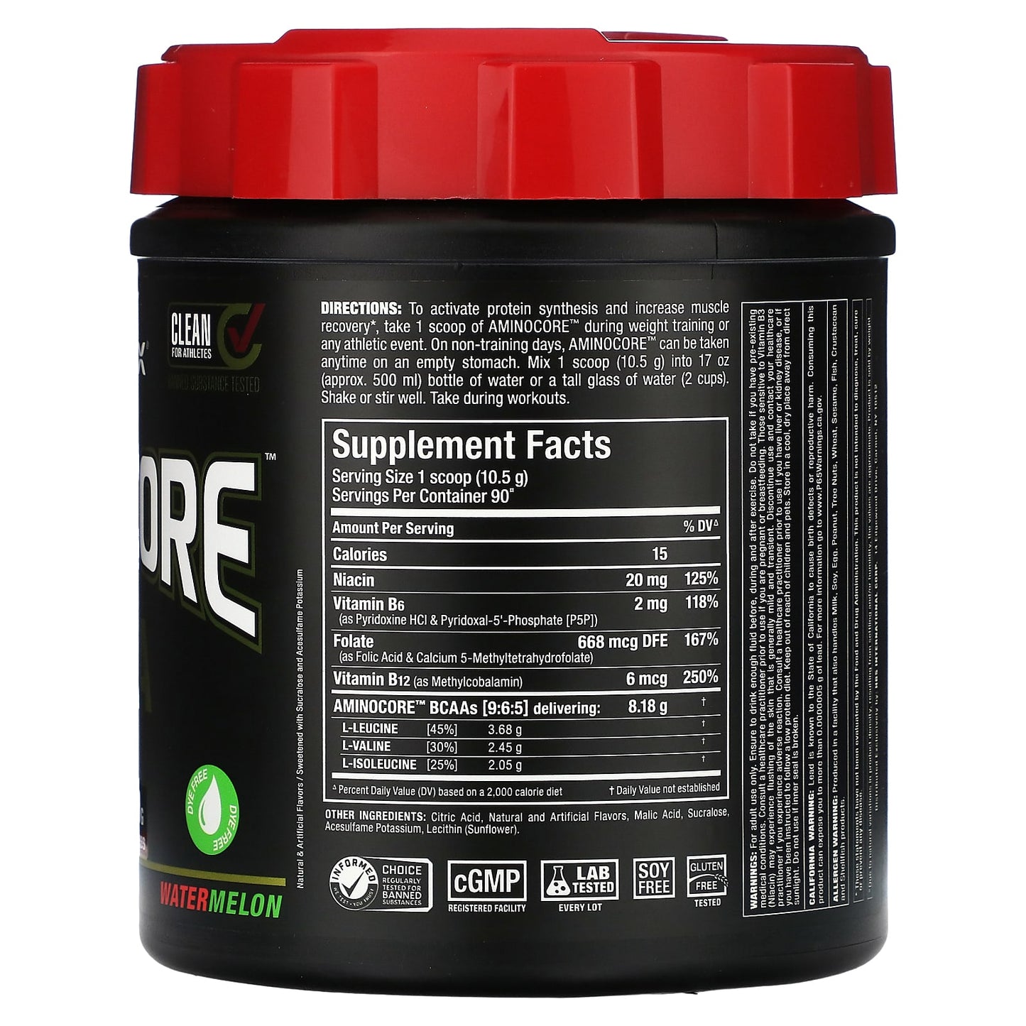 ALLMAX AMINOCORE BCAA Supplement for Muscle Growth and Recovery - Image 2