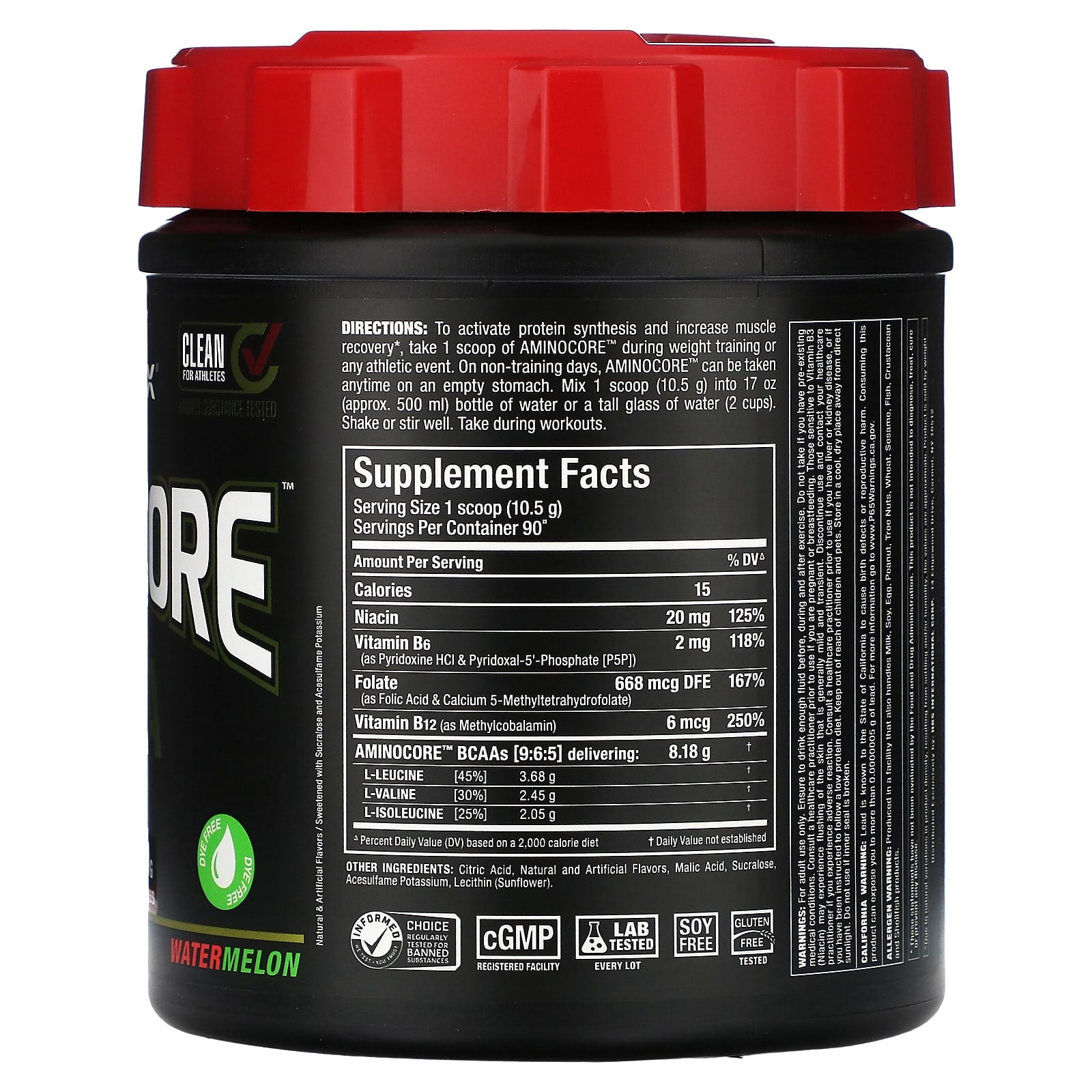ALLMAX AMINOCORE BCAA Supplement for Muscle Growth and Recovery - Image 2