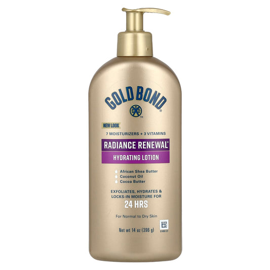 Gold Bond Radiance Renewal Hydrating Lotion, 14 oz - Normal to Dry Skin - Image 1