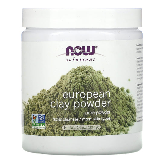 NOW Foods, Solutions, European Clay Powder, 14 oz (397 g) - Image 1