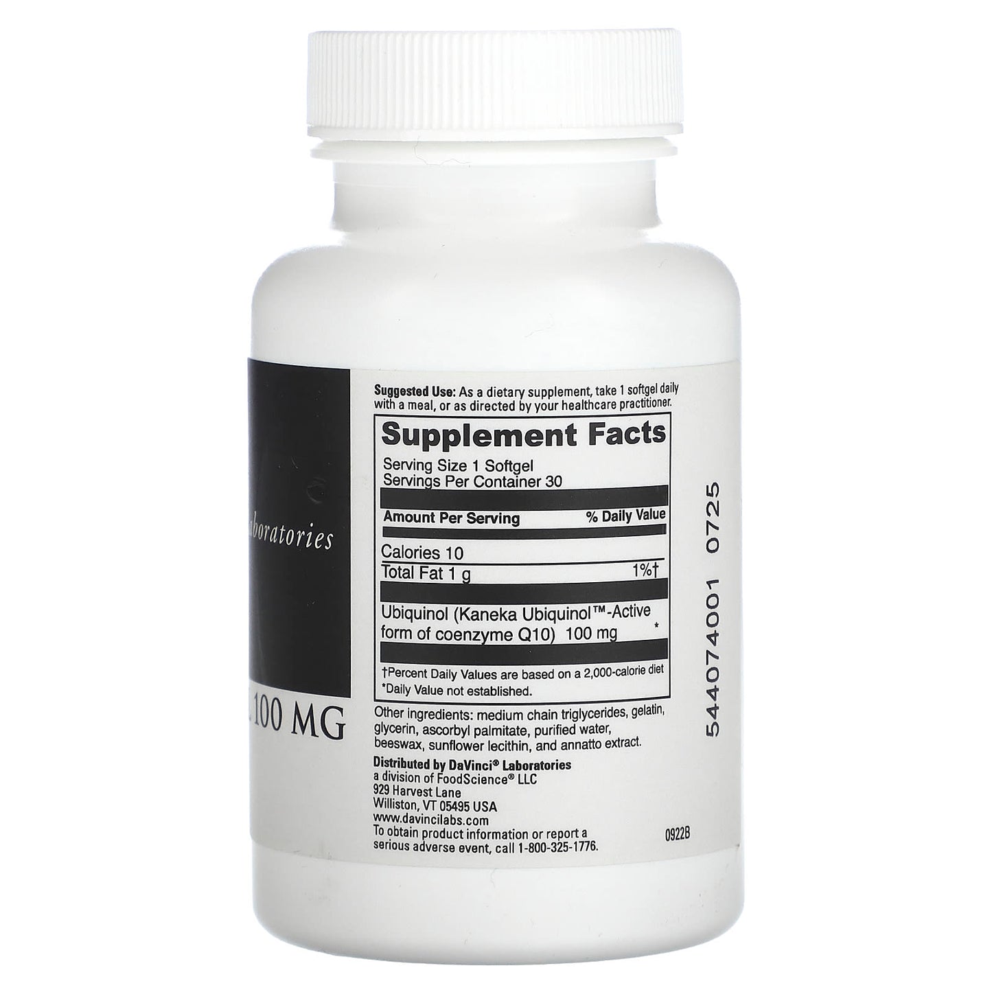 Ubiquinol 100mg - Enhanced Energy & Antioxidant Support - Image 2
