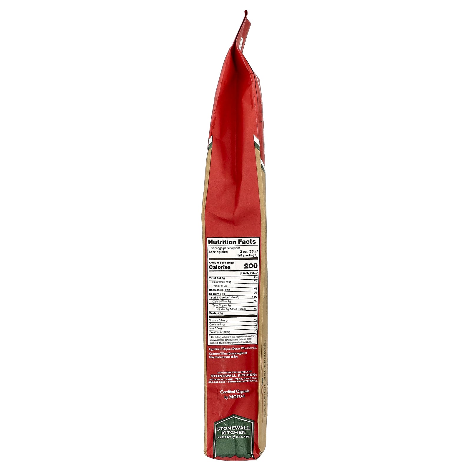 Montebello, Organic Bucatini, 16 oz (454 g) - Image 2