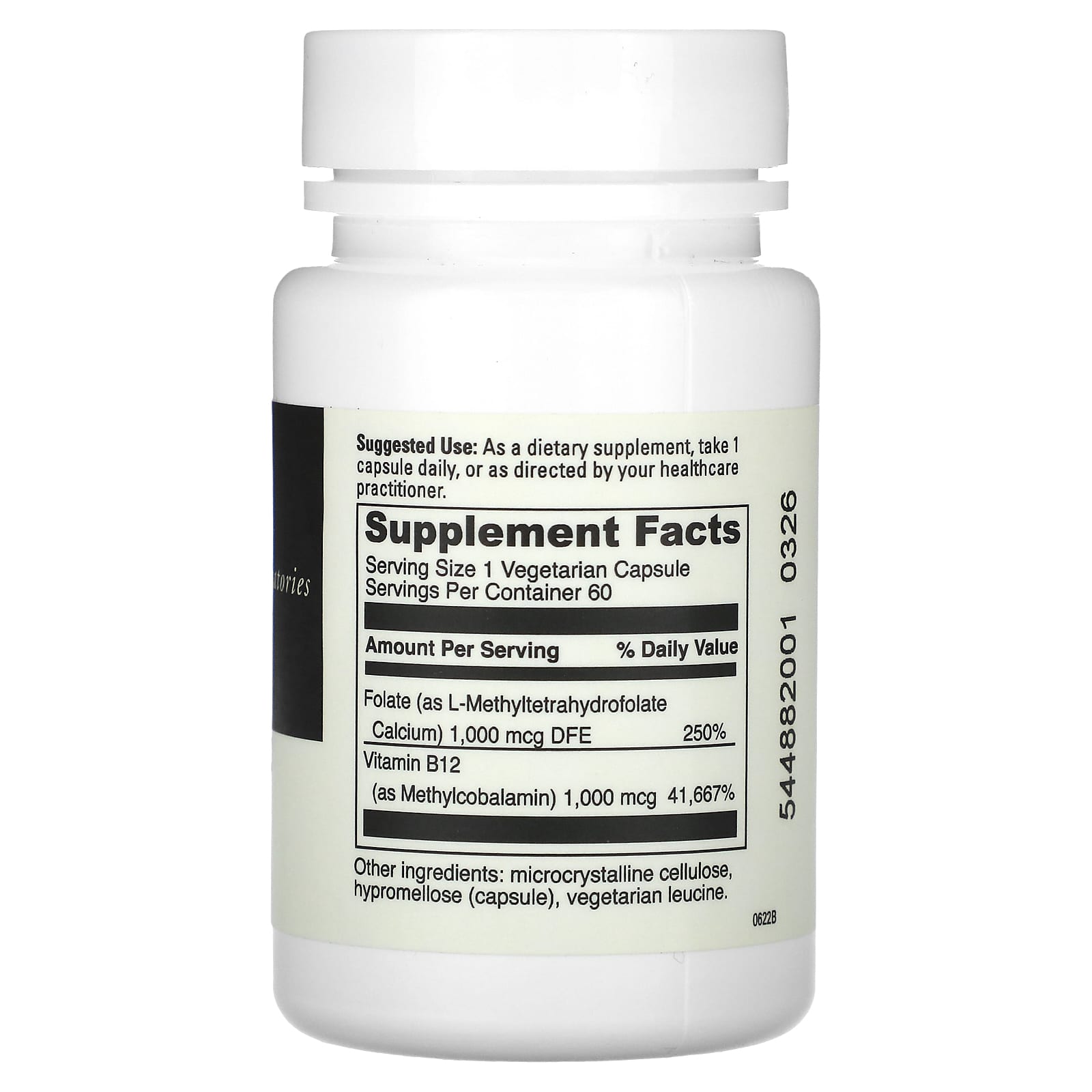 DaVinci Laboratories 5-MTHF/B12 MC 2000 - Vegan-Friendly Vitamin Supplement - Image 2