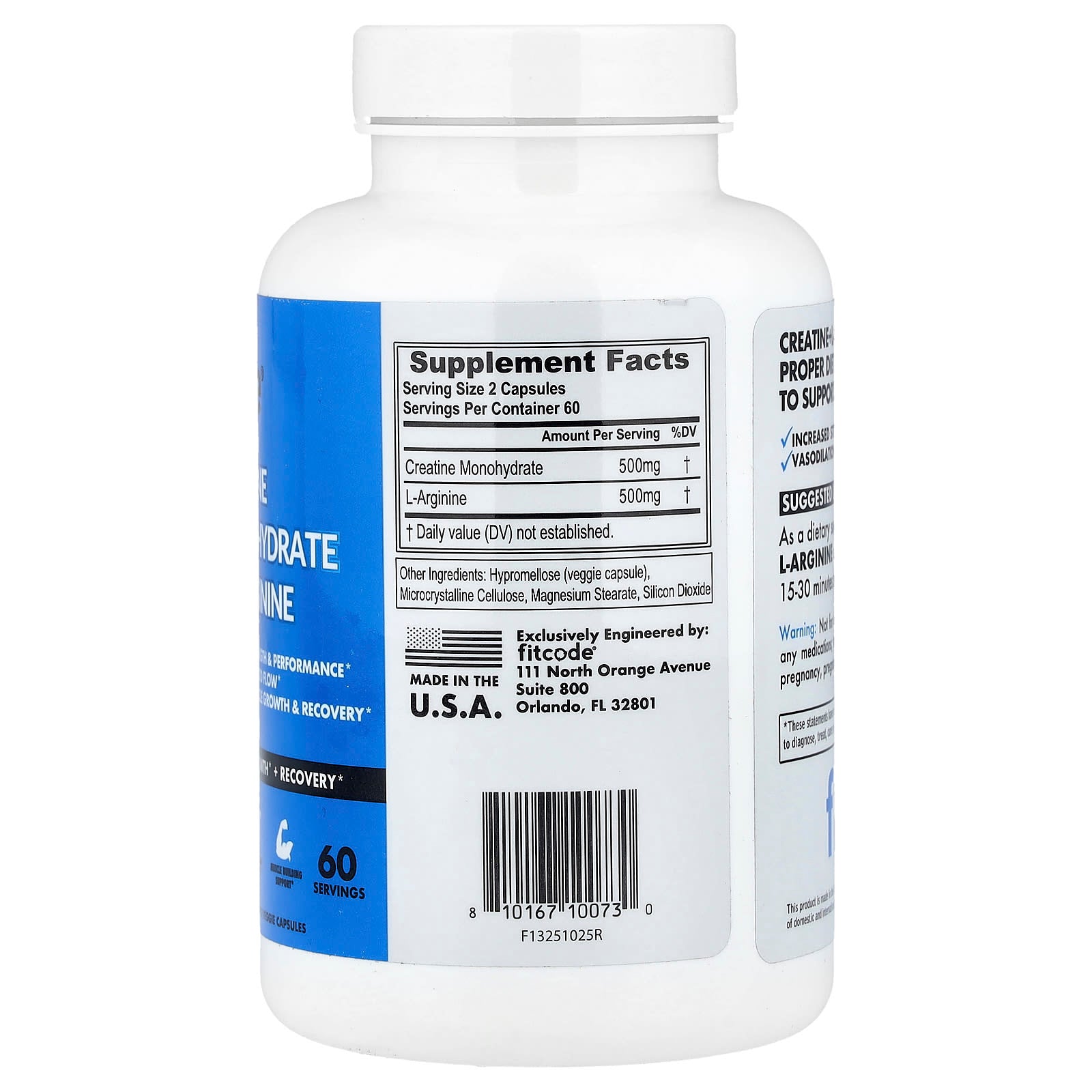 Unlock Strength & Performance with FITCODE Creatine + L-Arginine - Image 2