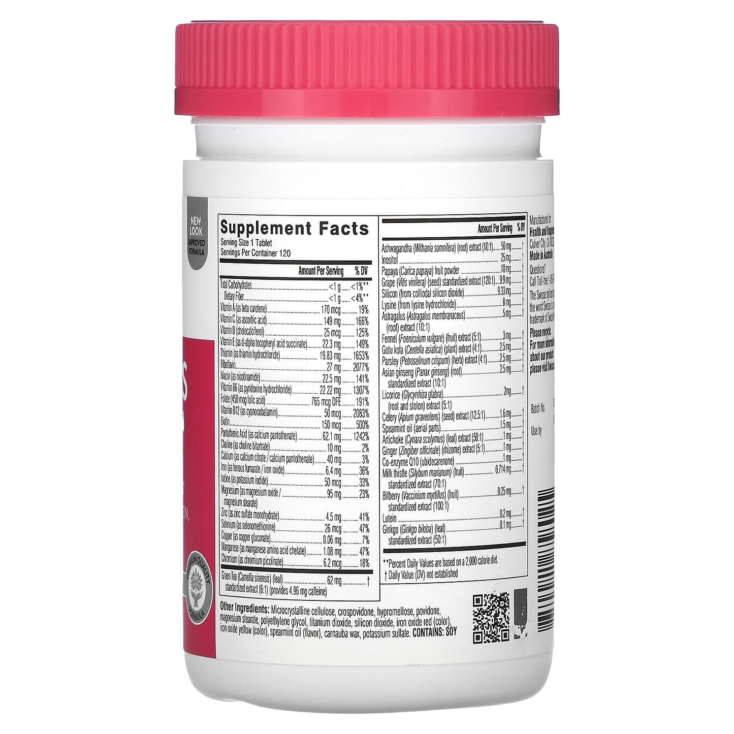 Swisse, Women's Multivitamin, 120 Tablets - Image 2