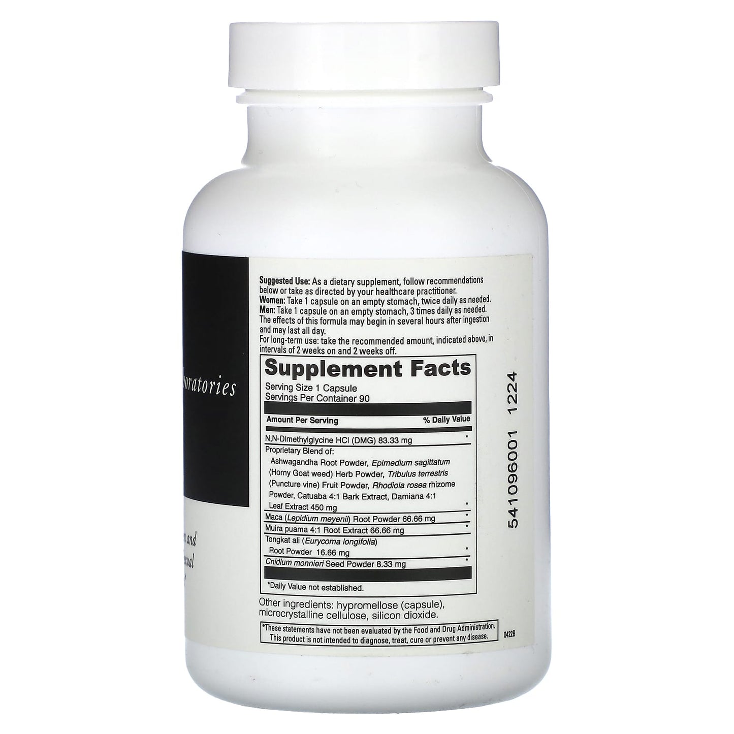 Natural Libido Support Supplement by DaVinci Laboratories - 90 Capsules - Image 2