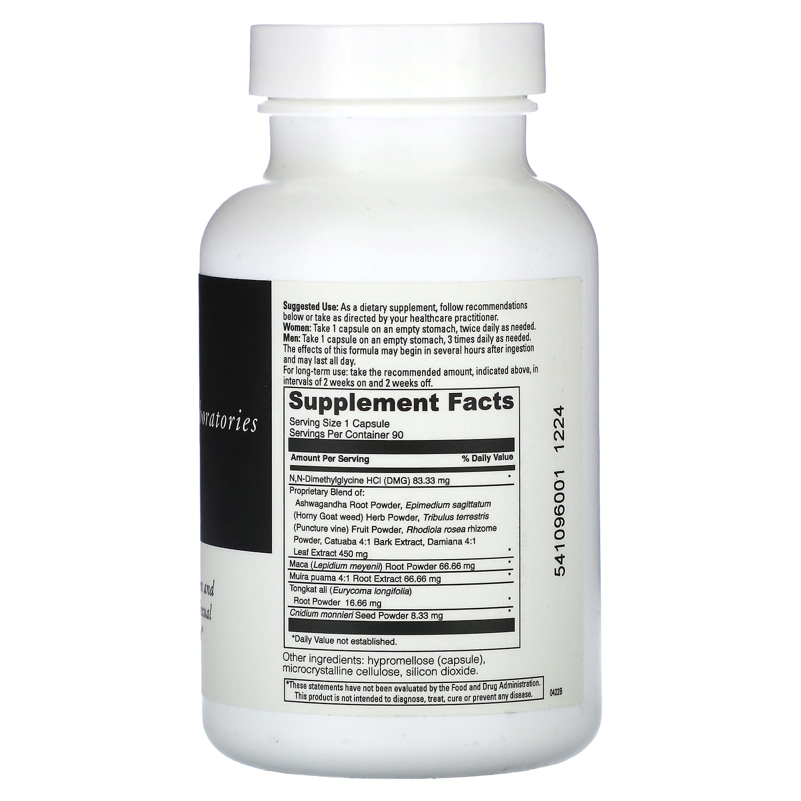 Natural Libido Support Supplement by DaVinci Laboratories - 90 Capsules - Image 2