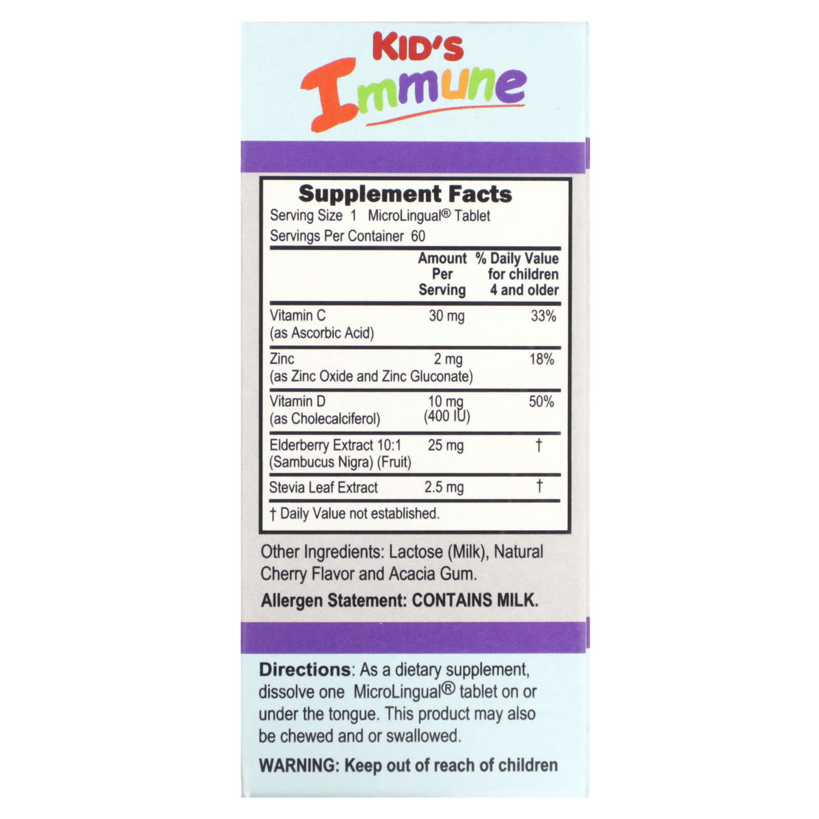 Superior Source, Kid's Immune, Clean Melts, 90 Instant Dissolve Melts - Image 2