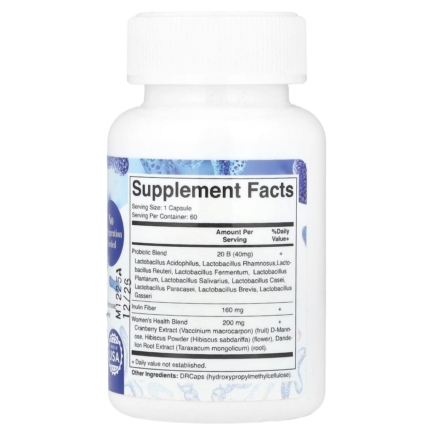 Vitamatic, Vaginal Probiotics, 60 Drcaps® Hypromellose Capsules - Image 2