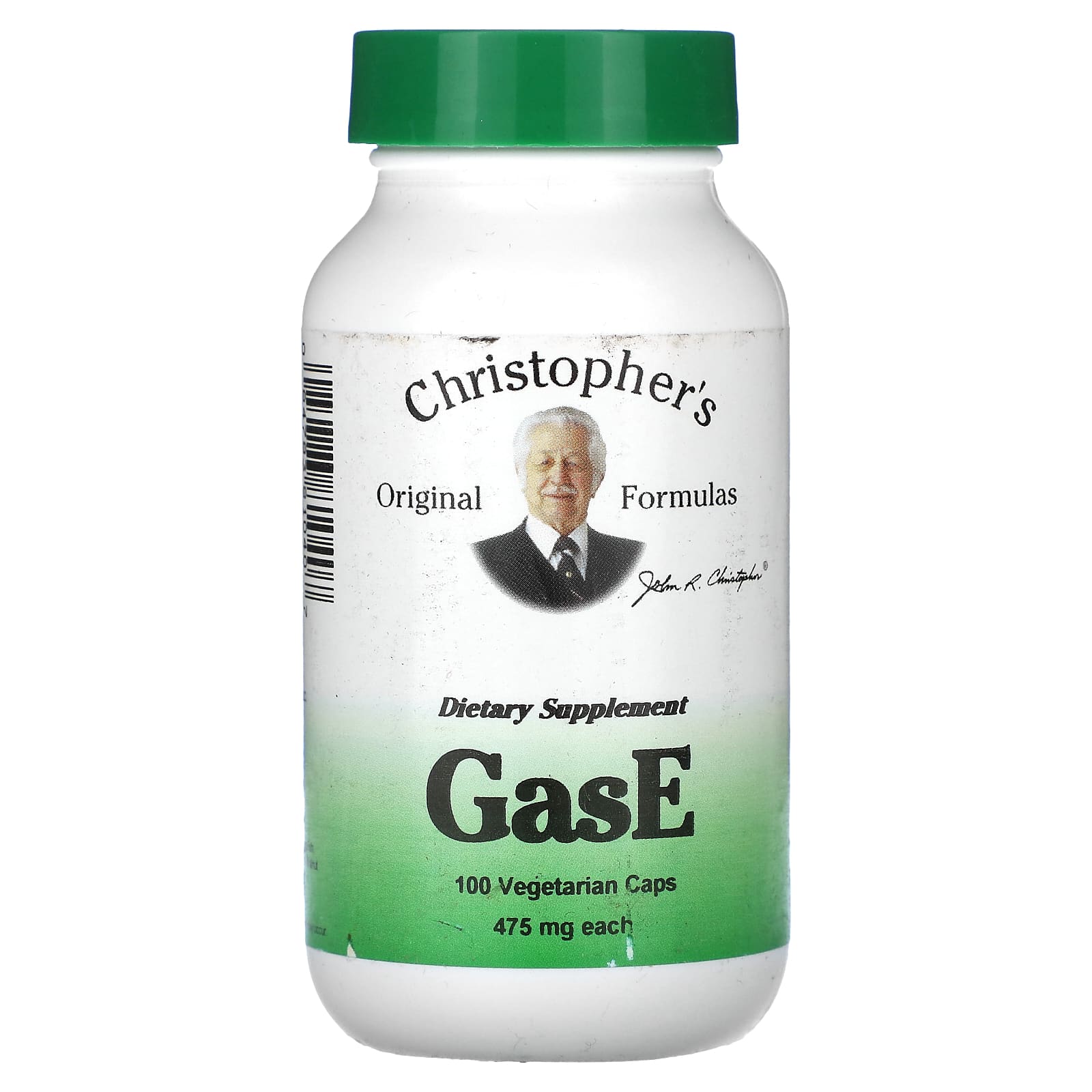 Digestive Support with Christopher's Original Formulas GasE 100 Caps - Image 1