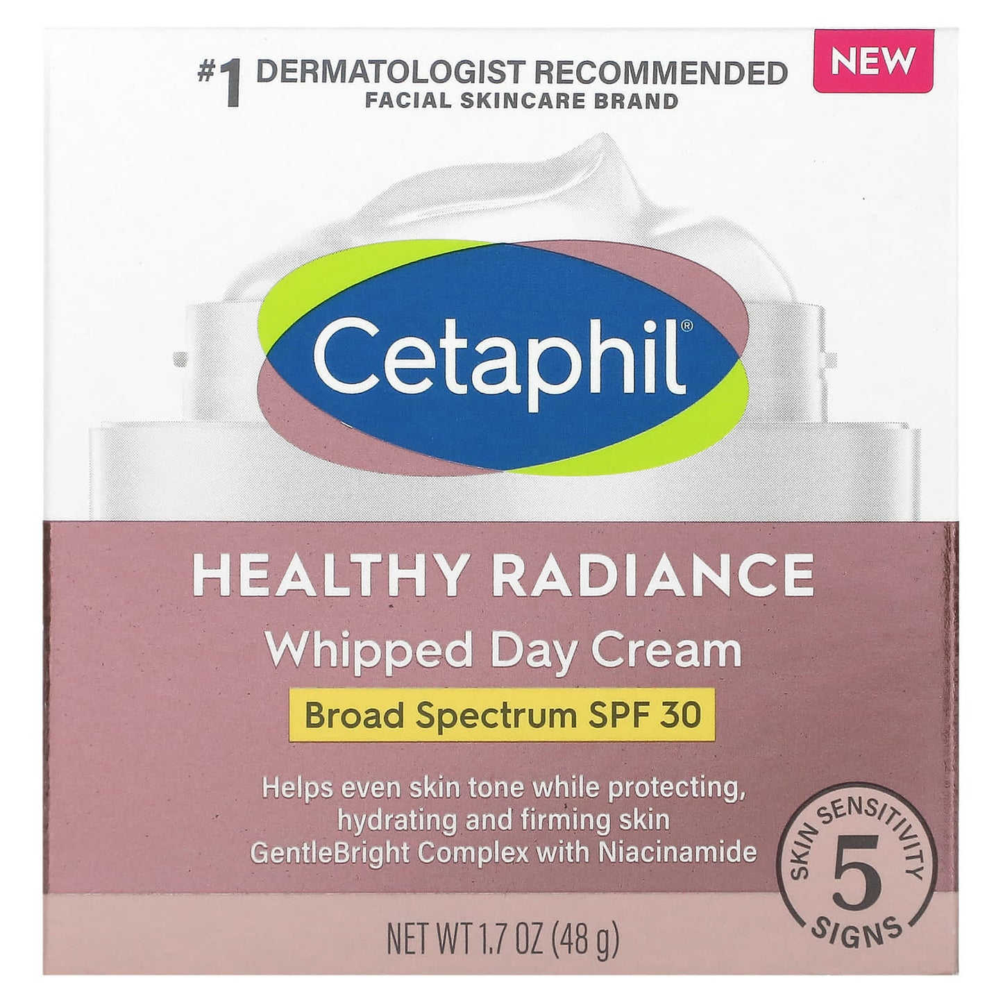 Cetaphil Healthy Radiance SPF 30 Whipped Day Cream 1.7 oz - Image 2