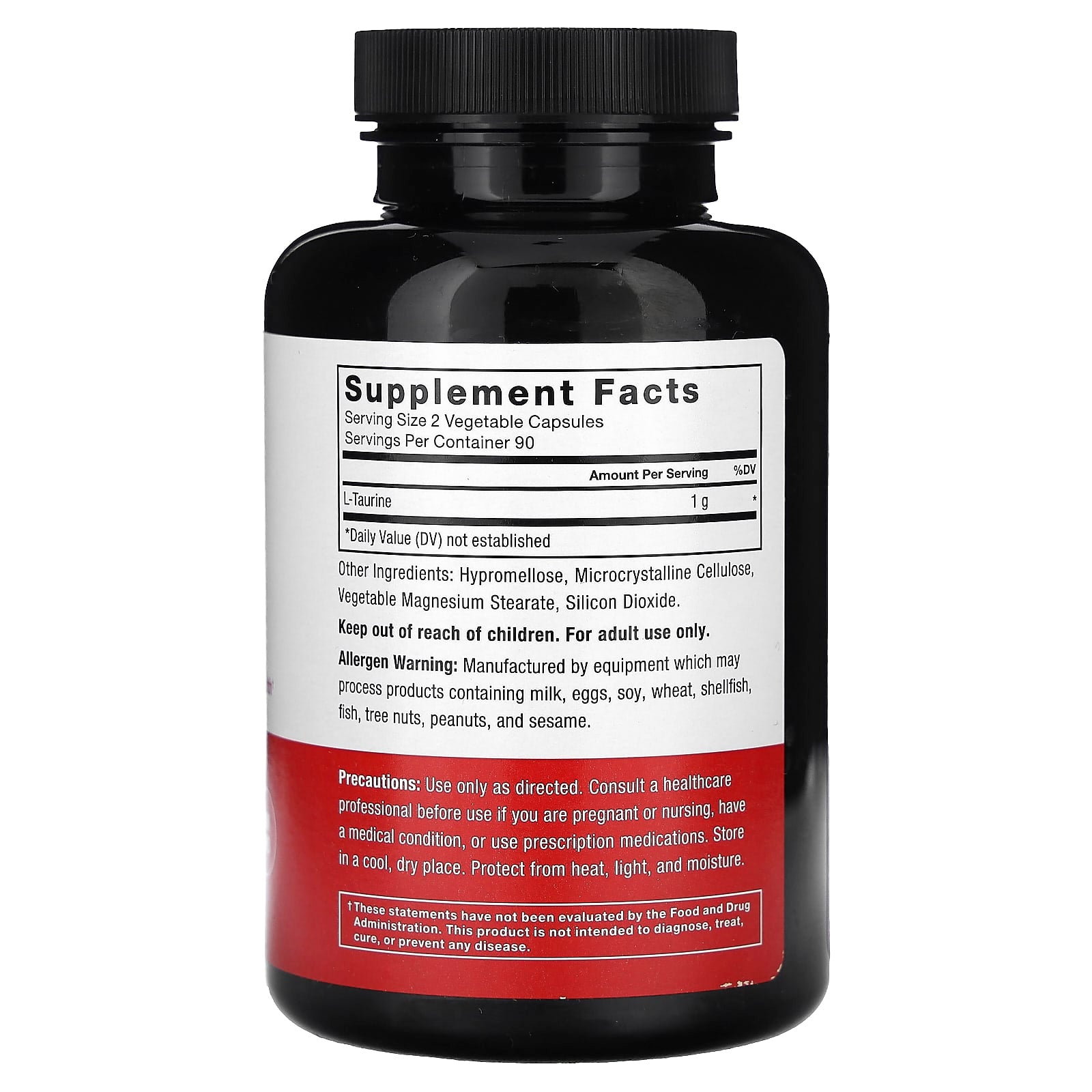 Unlock Your Potential with L-Taurine by Force Factor - 250mg per Capsule - Image 2