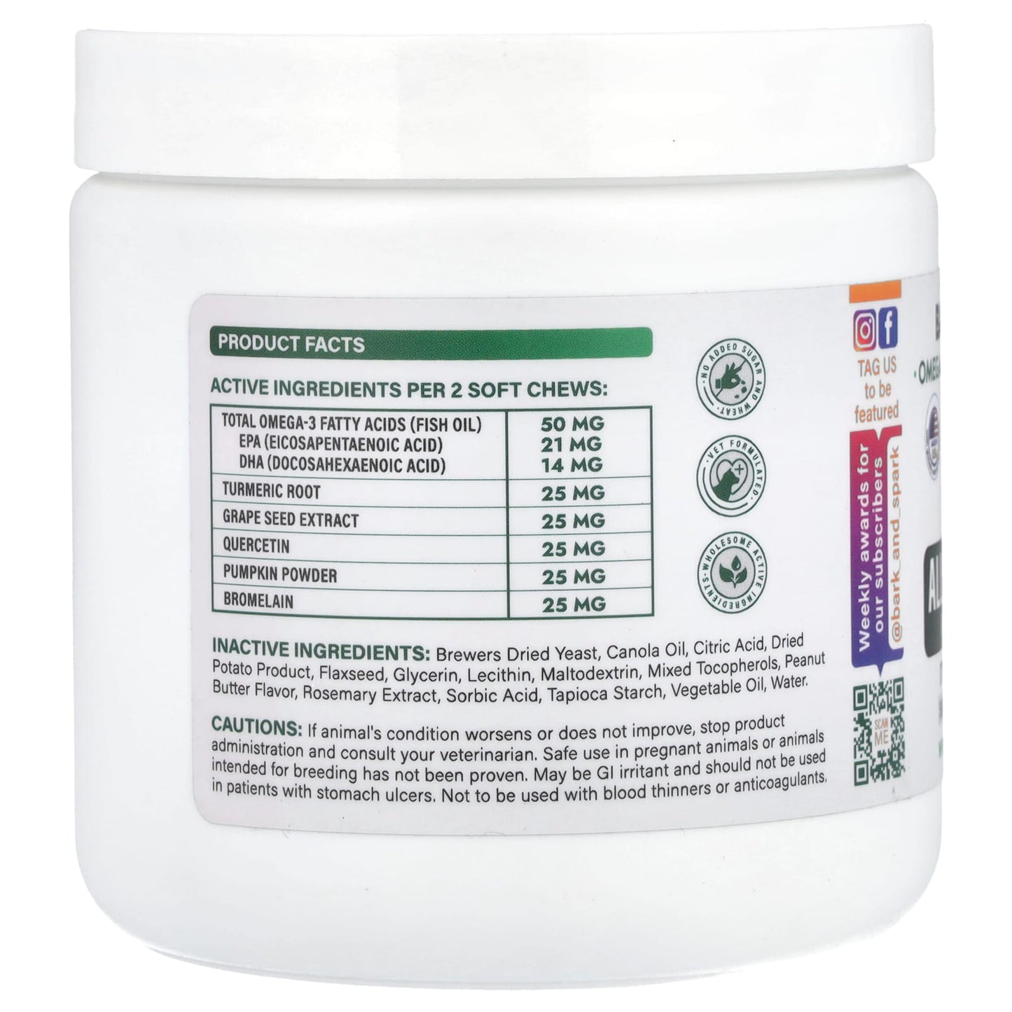 Peanut Butter Allergy Relief Chews for Dogs | Immune Support - Image 2