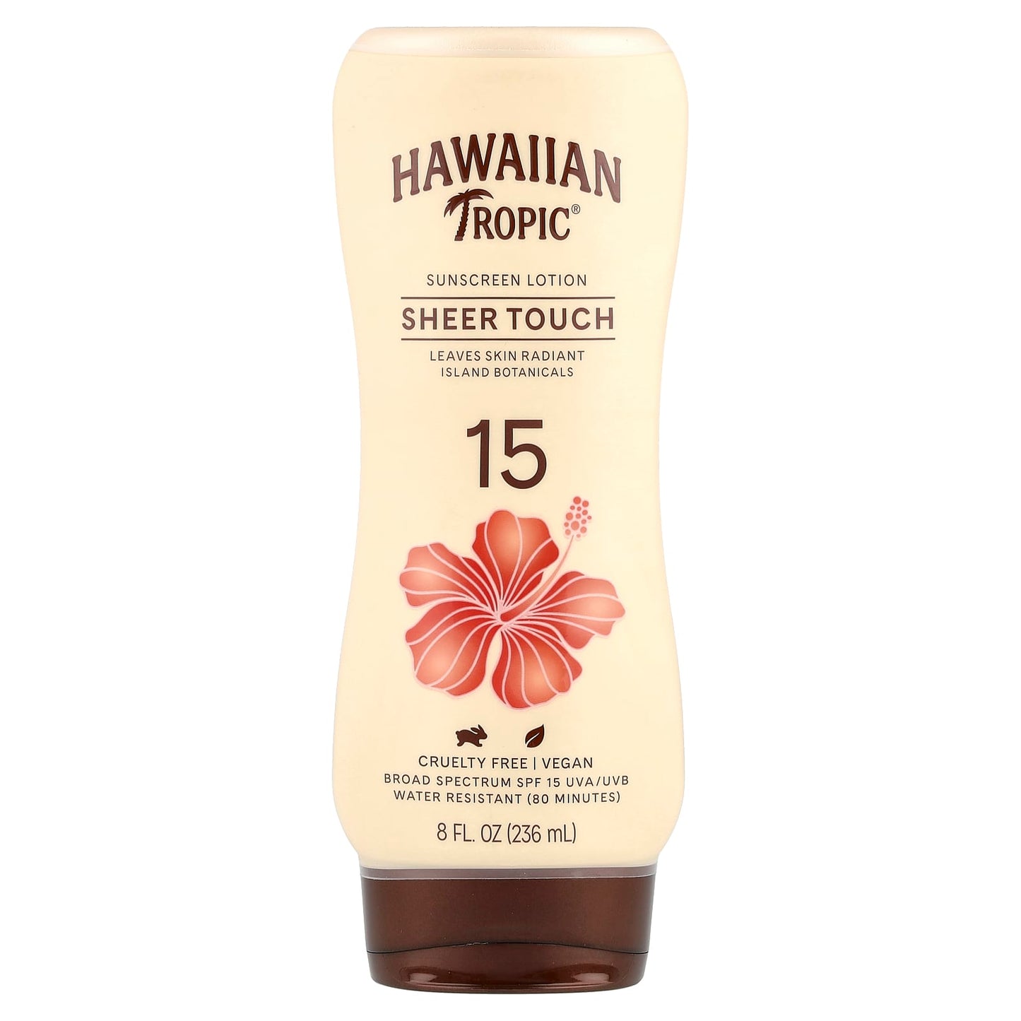 Hawaiian Tropic Sheer Touch Sunscreen Lotion, SPF 15, 8 fl oz - Image 1