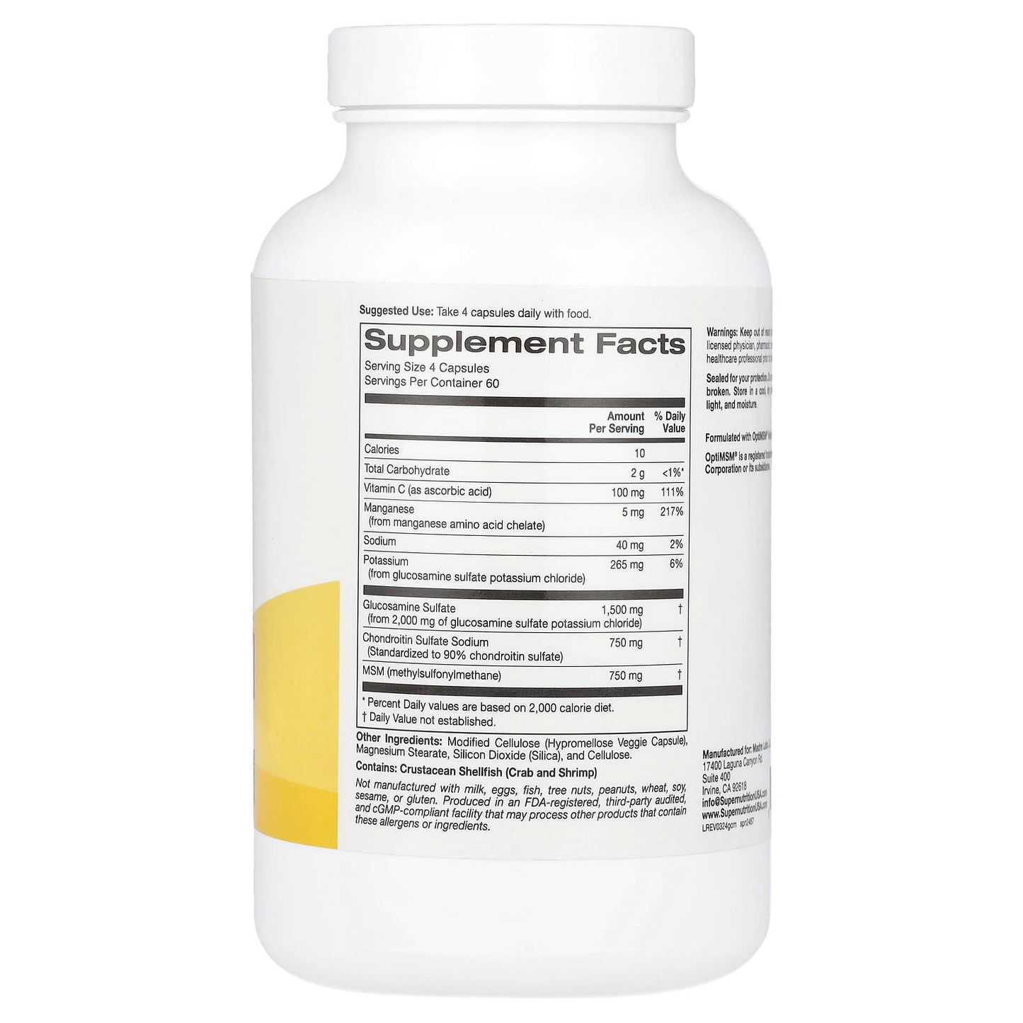 Glucosamine, Chondroitin, & MSM Supplement for Joint Health - Image 2