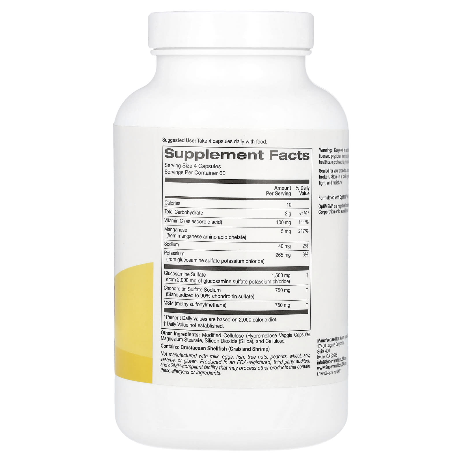 Glucosamine, Chondroitin, & MSM Supplement for Joint Health - Image 2