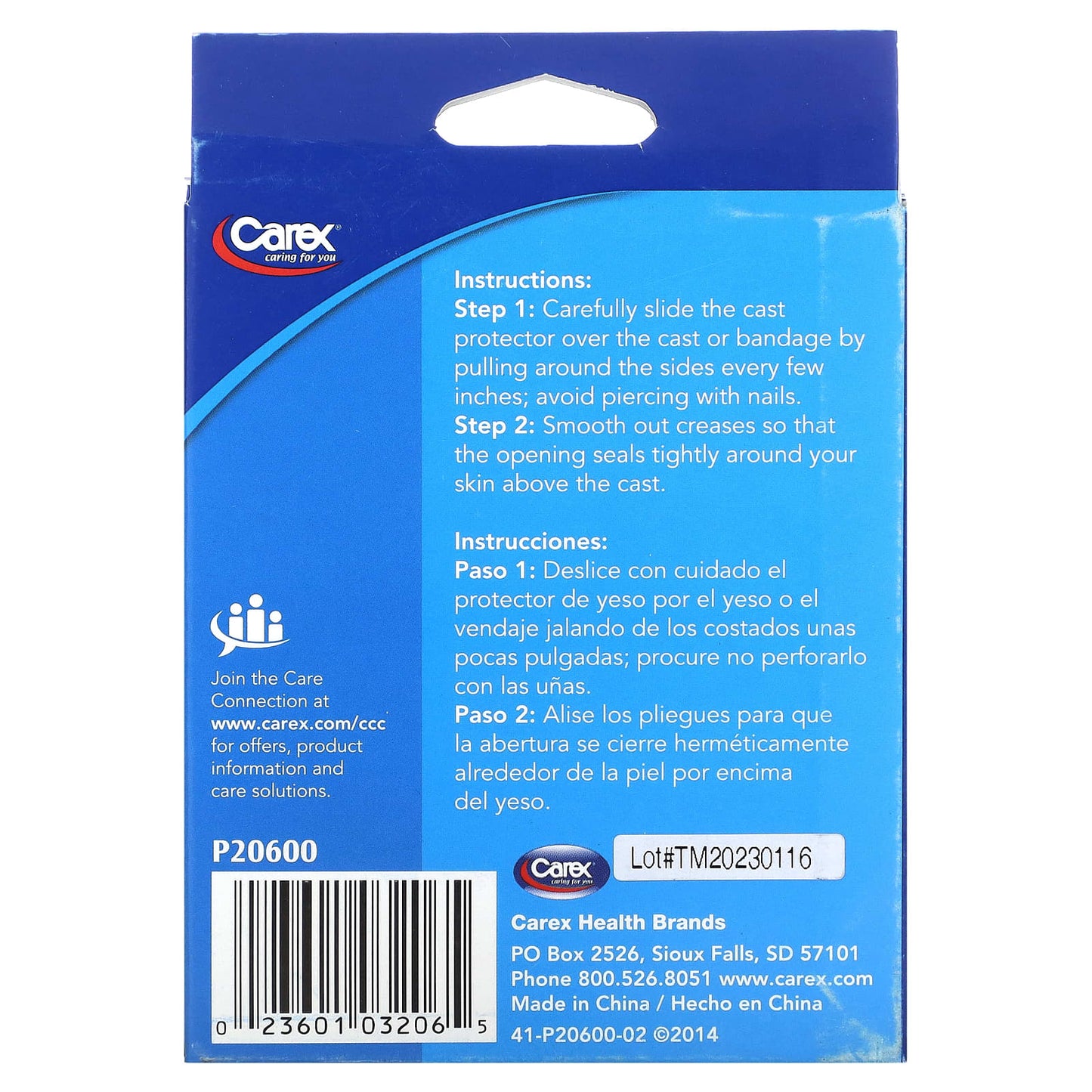Waterproof Cast Protector by Carex - Reusable & Durable - Image 2