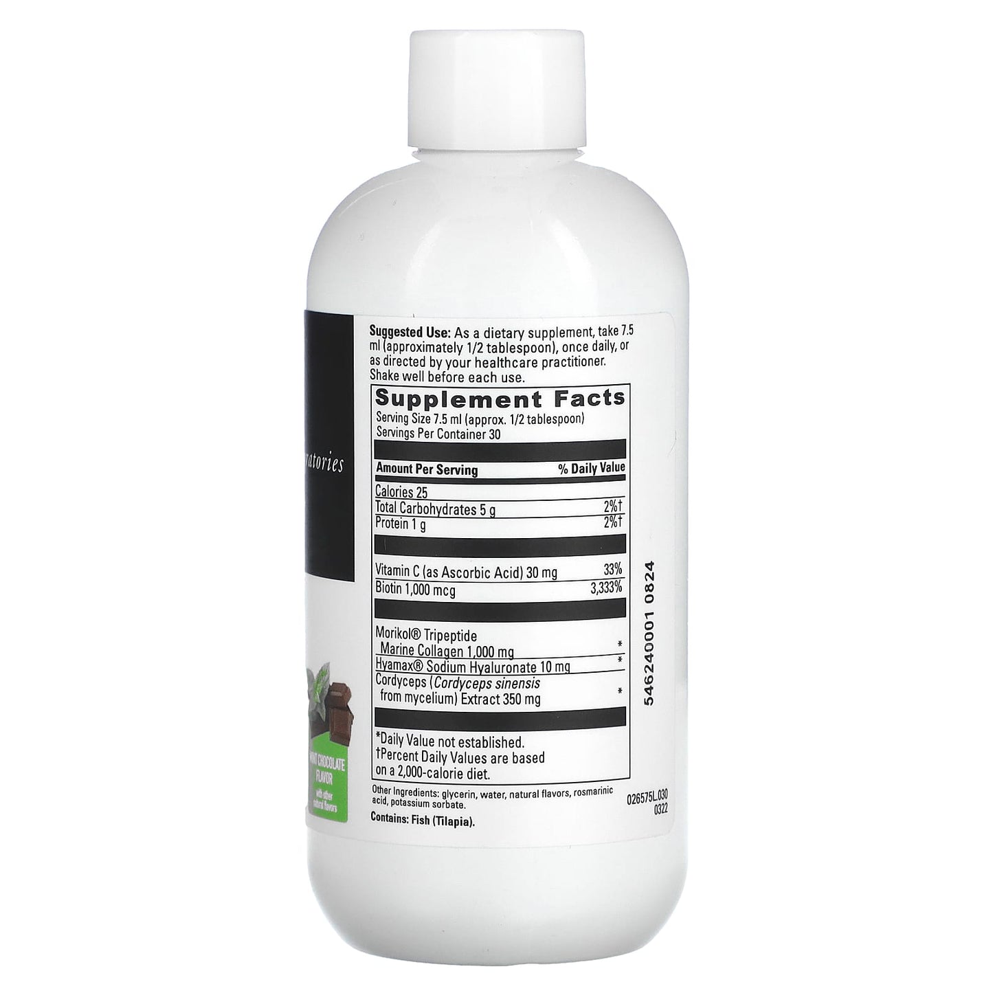 DaVinci Laboratories, Collagen Bright, Mint Chocolate, 7.6 fl oz (225 ml)