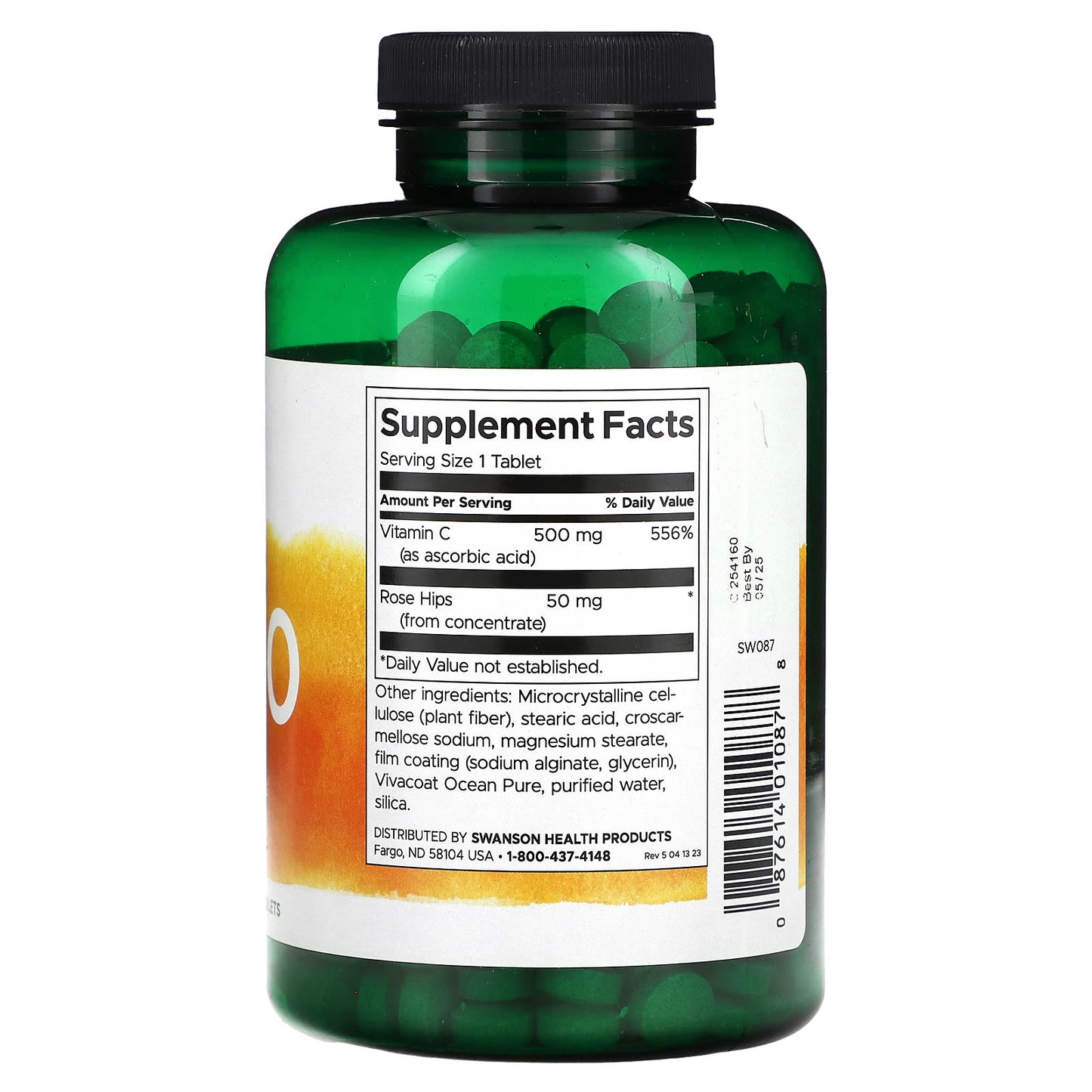 Swanson, C-500, 500 mg, 500 Tablets - Image 2